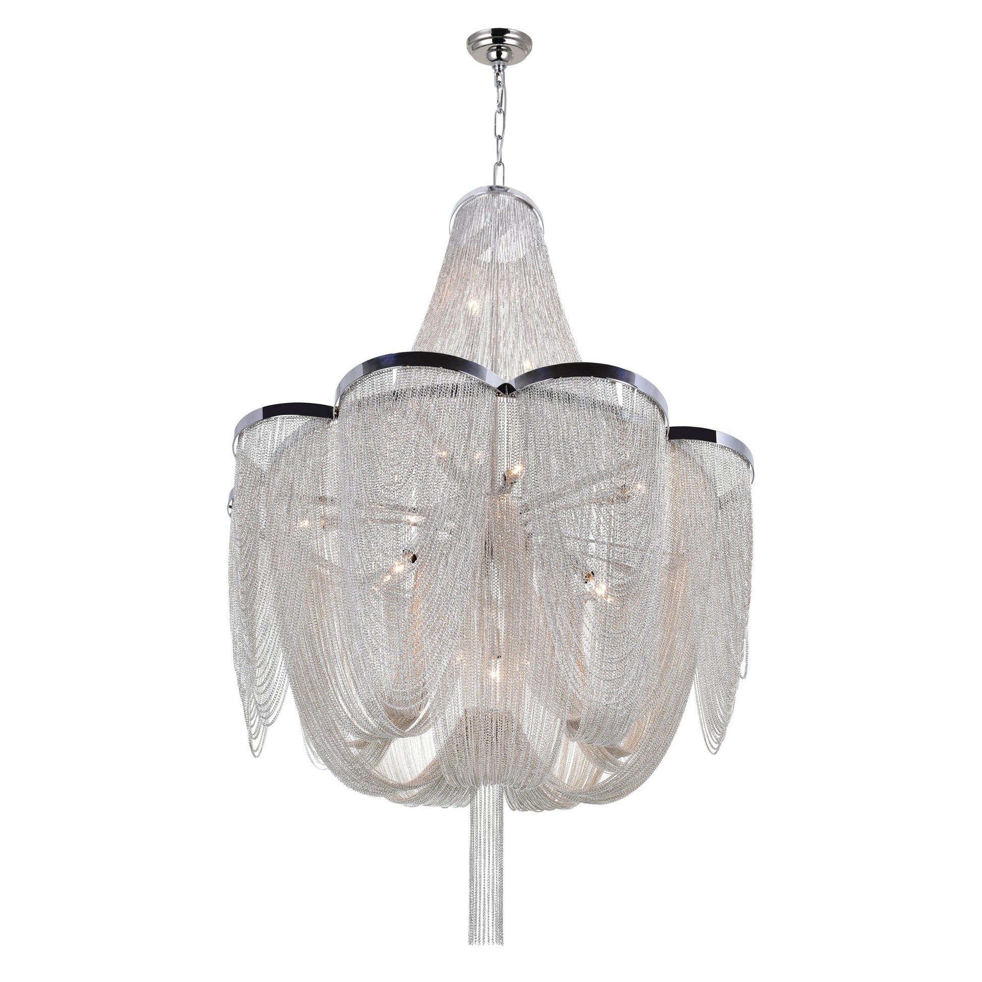 Taylor 10 Light Chrome Chandelier with Chrome Finish