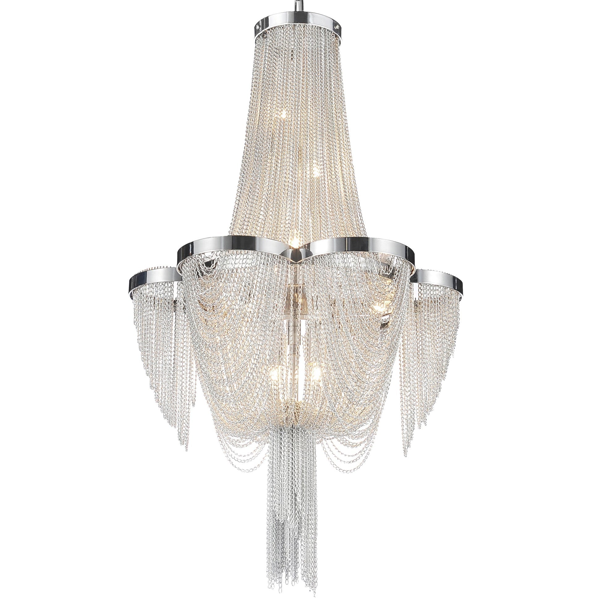Taylor 7 Light Chrome Chandelier with Chrome Finish