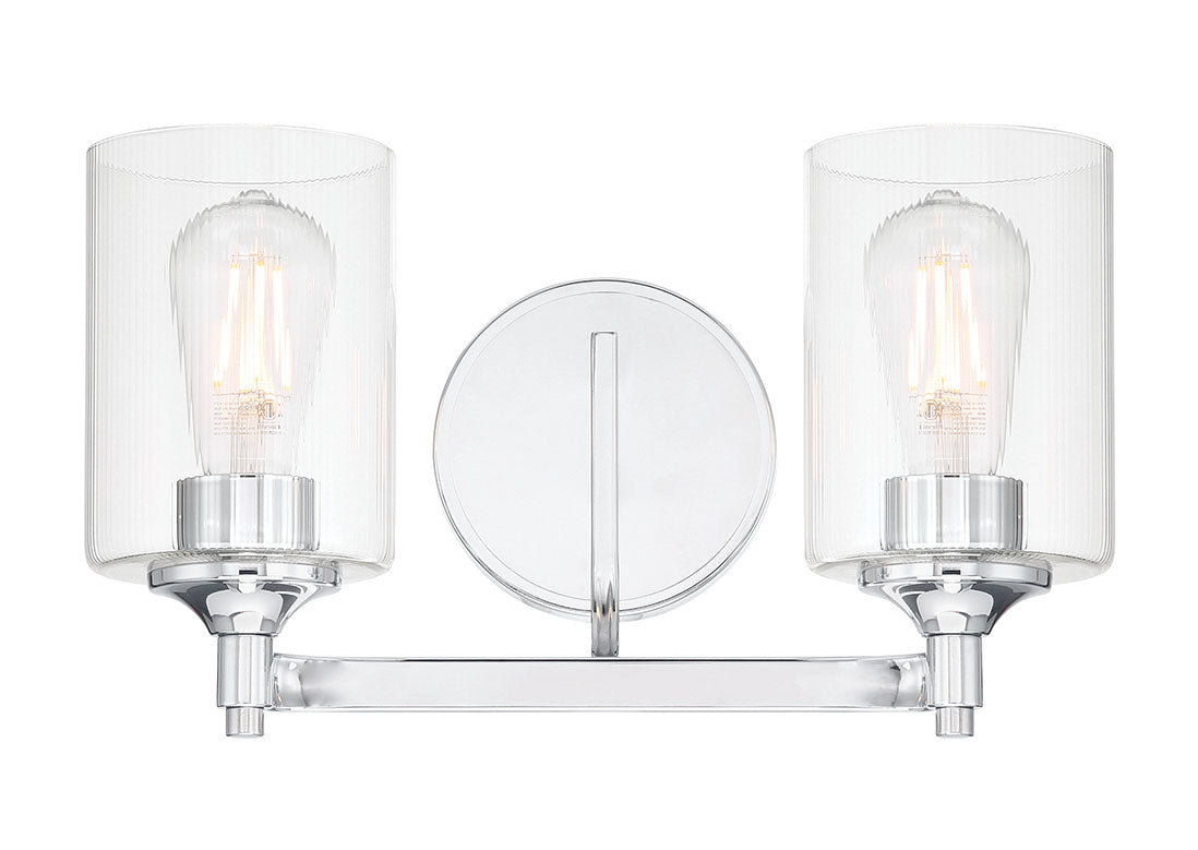 14'' Ryehouse Chrome 2 Light Bath Vanity