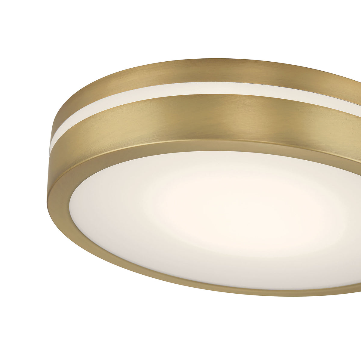 2.5'' Soltra Vintage Brass Light Flush Mount