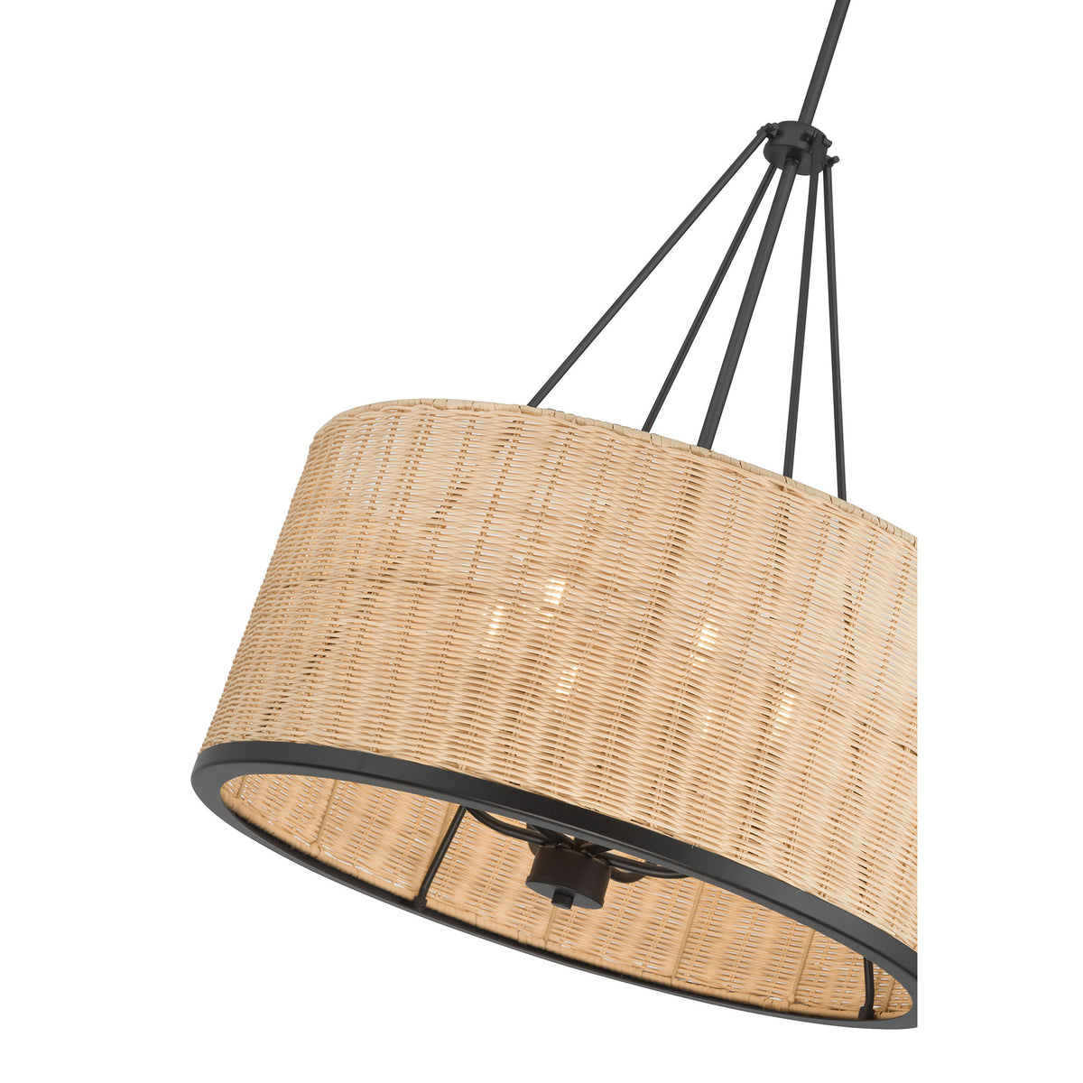 26.5'' Namiro Matte Black 6 Light Pendant