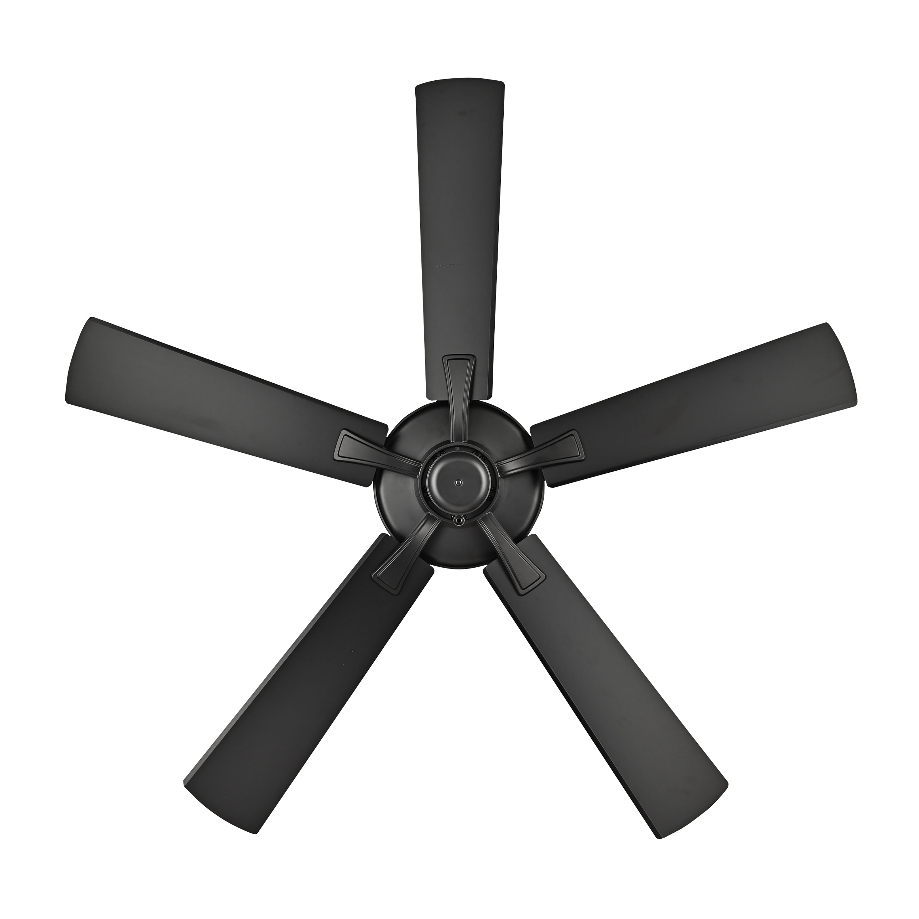 52 Inch Brisden AC Matte Black Indoor Ceiling Fan 5-Blade Reversible