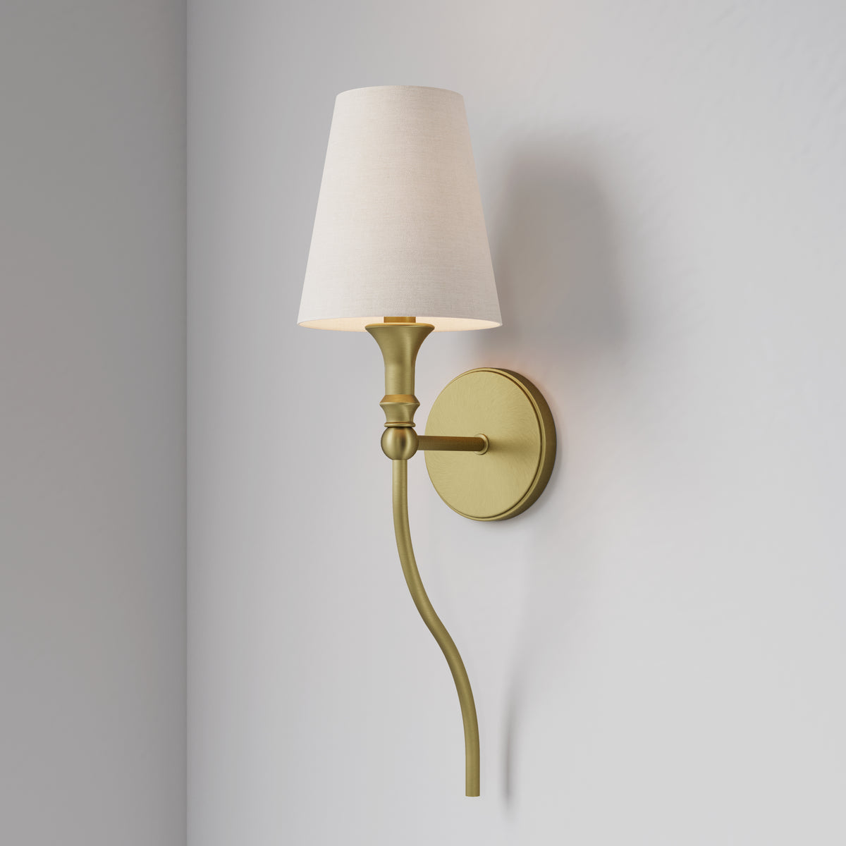 6.5'' Mairbourne Vintage Brass 1 Light Wall Sconce