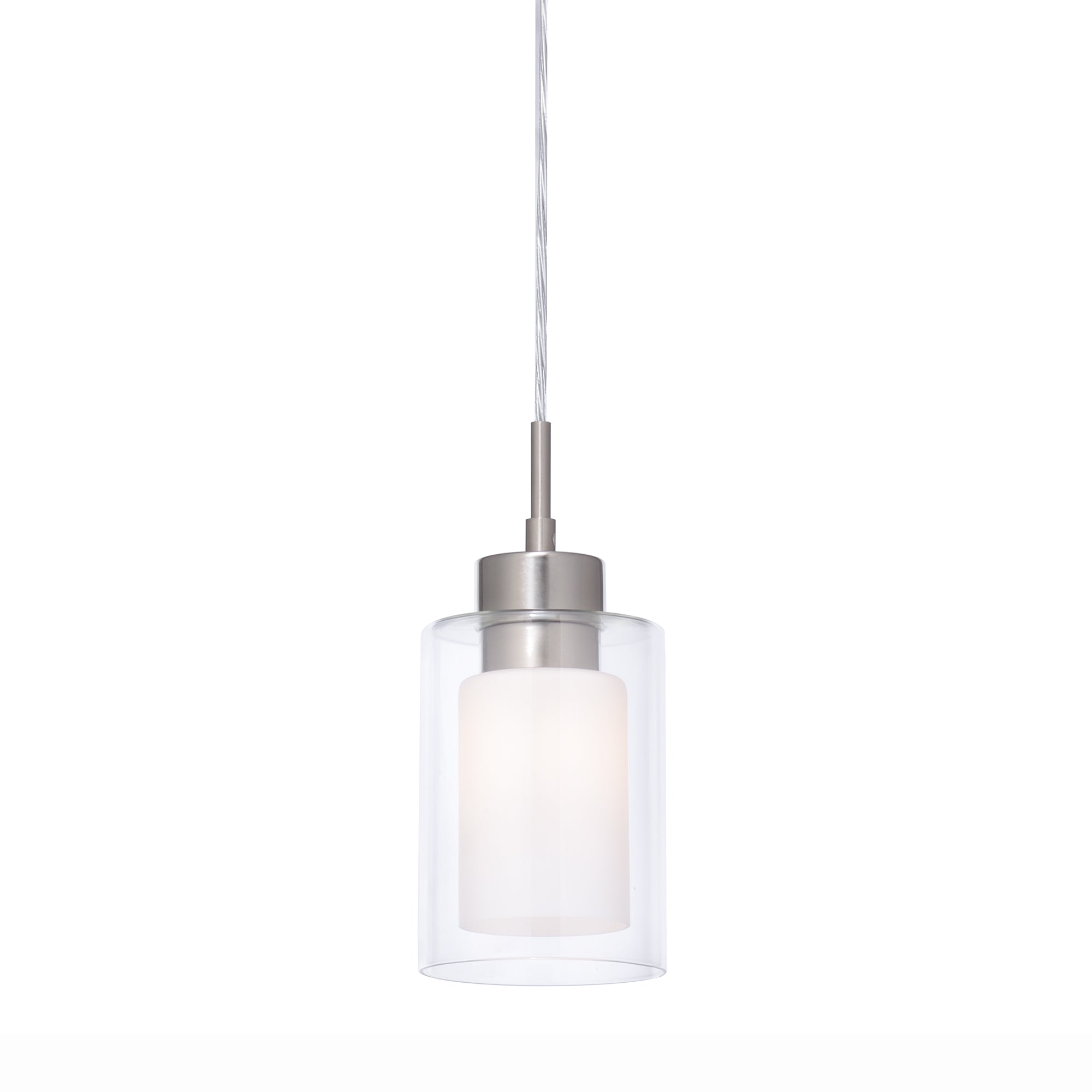 5.25-inch Brushed Nickel Mini Pendant