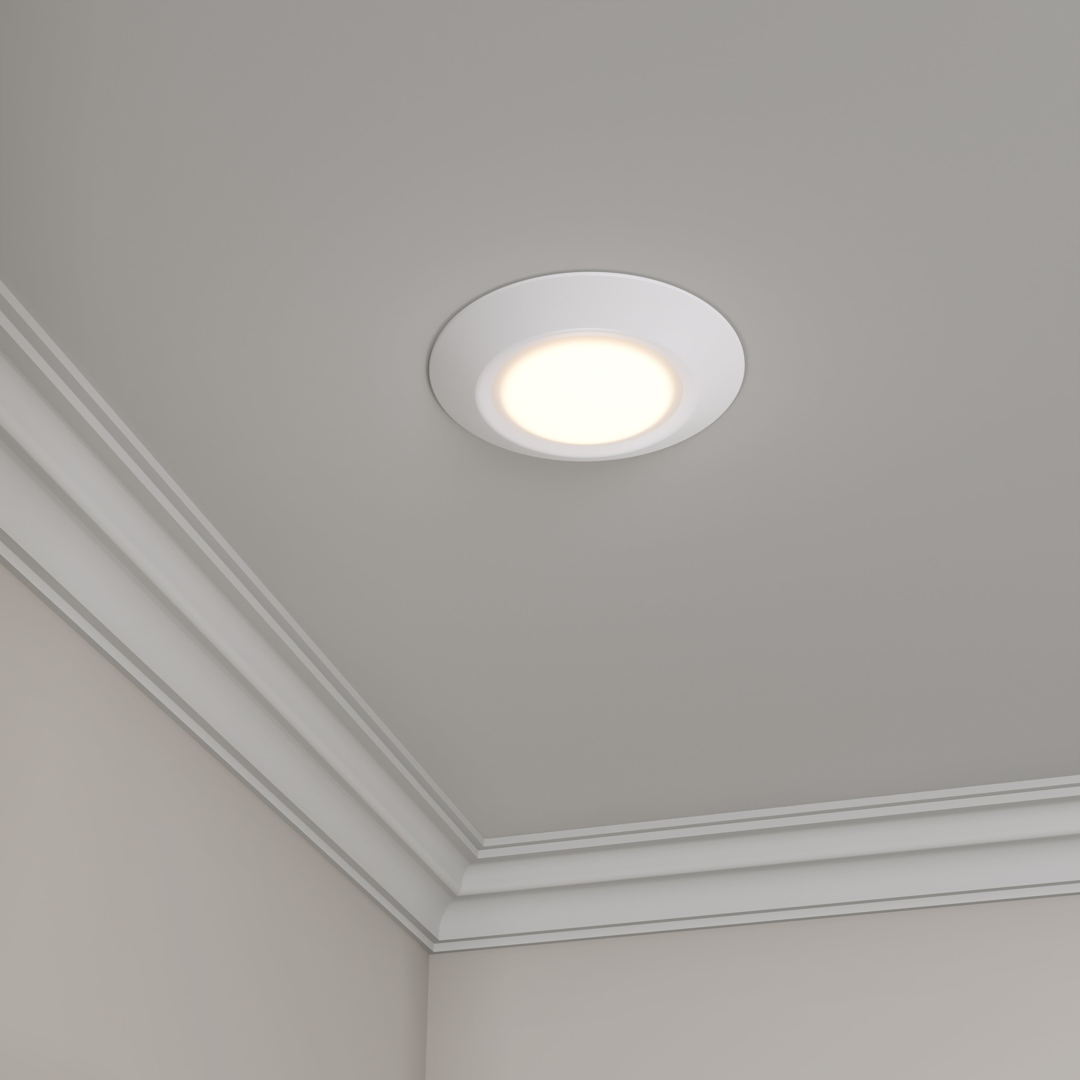 9-inch White Wall Light with 5-CCT Selectable White