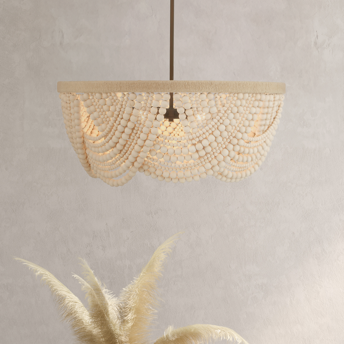 Hepburn 40-inch 8-light Matte Black Chandelier with Cased White Glass