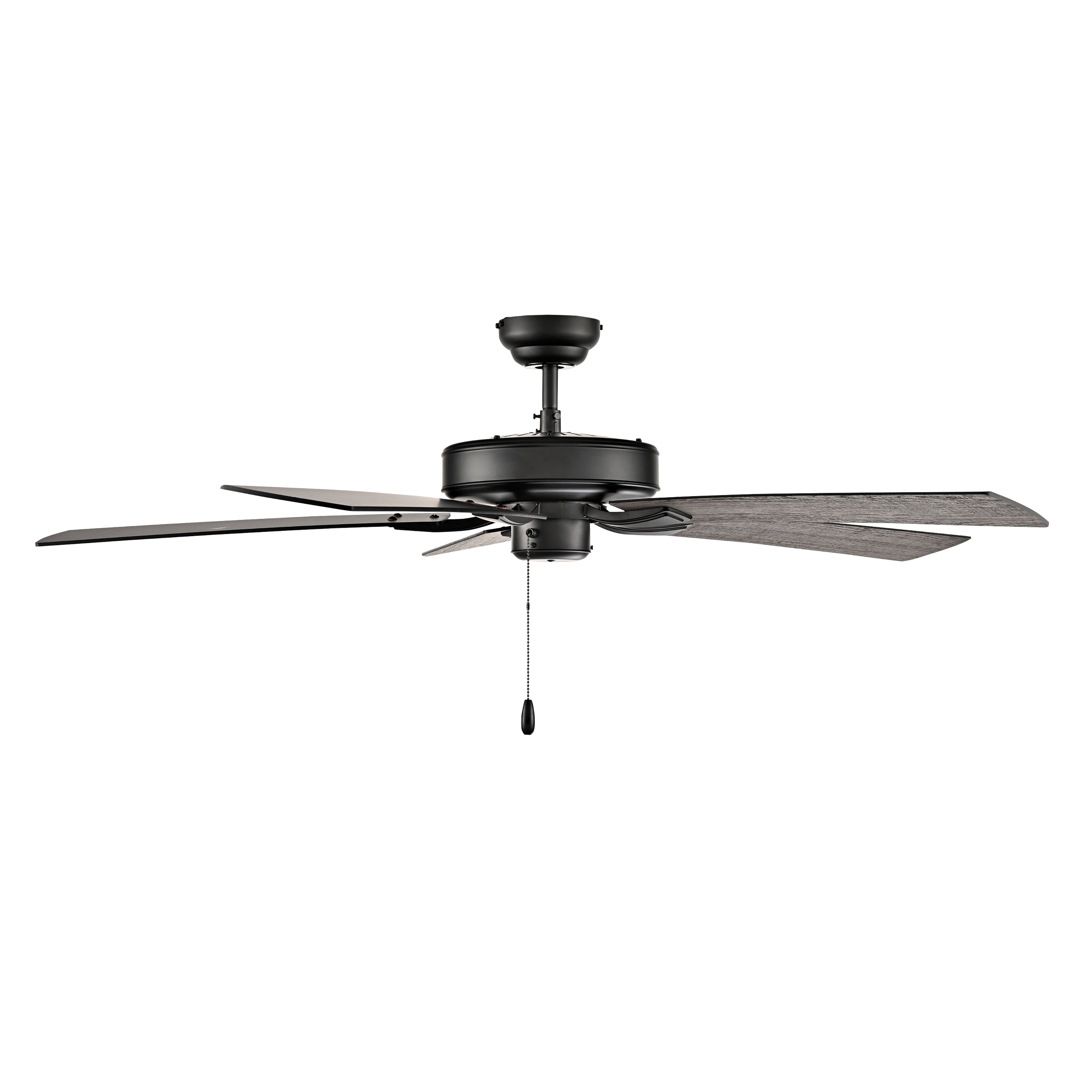 52 Inch Brisden AC Matte Black Indoor Ceiling Fan 5-Blade Reversible