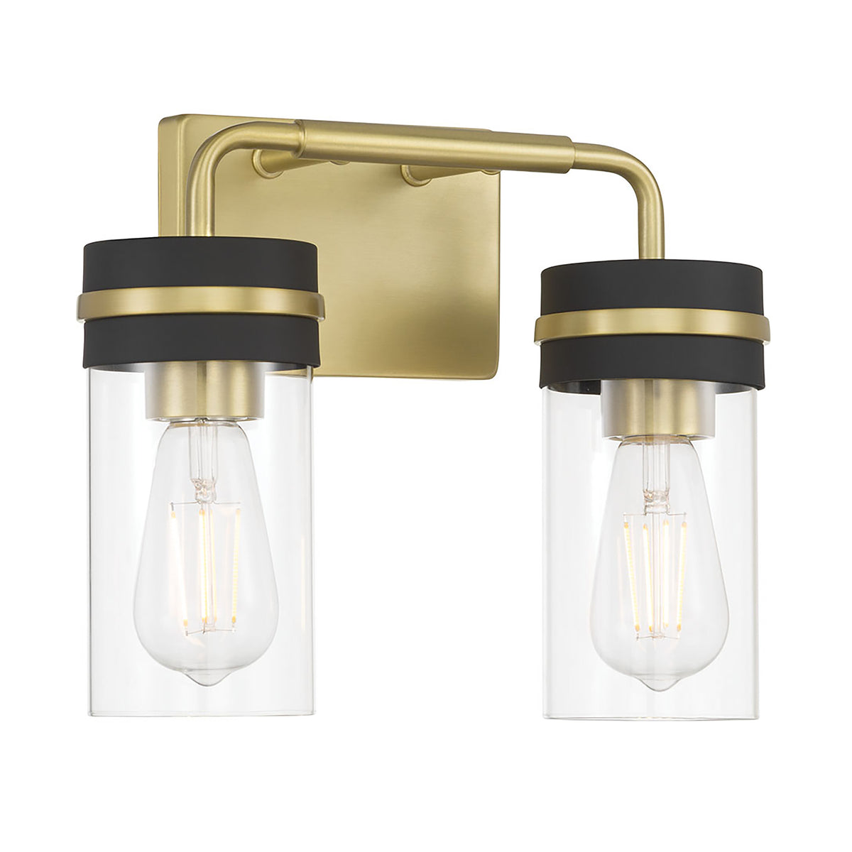 12'' Marbridge Vintage Brass 2 Light Bath Vanity