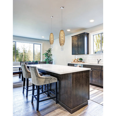 Victoria 2 Light Chrome Pendant