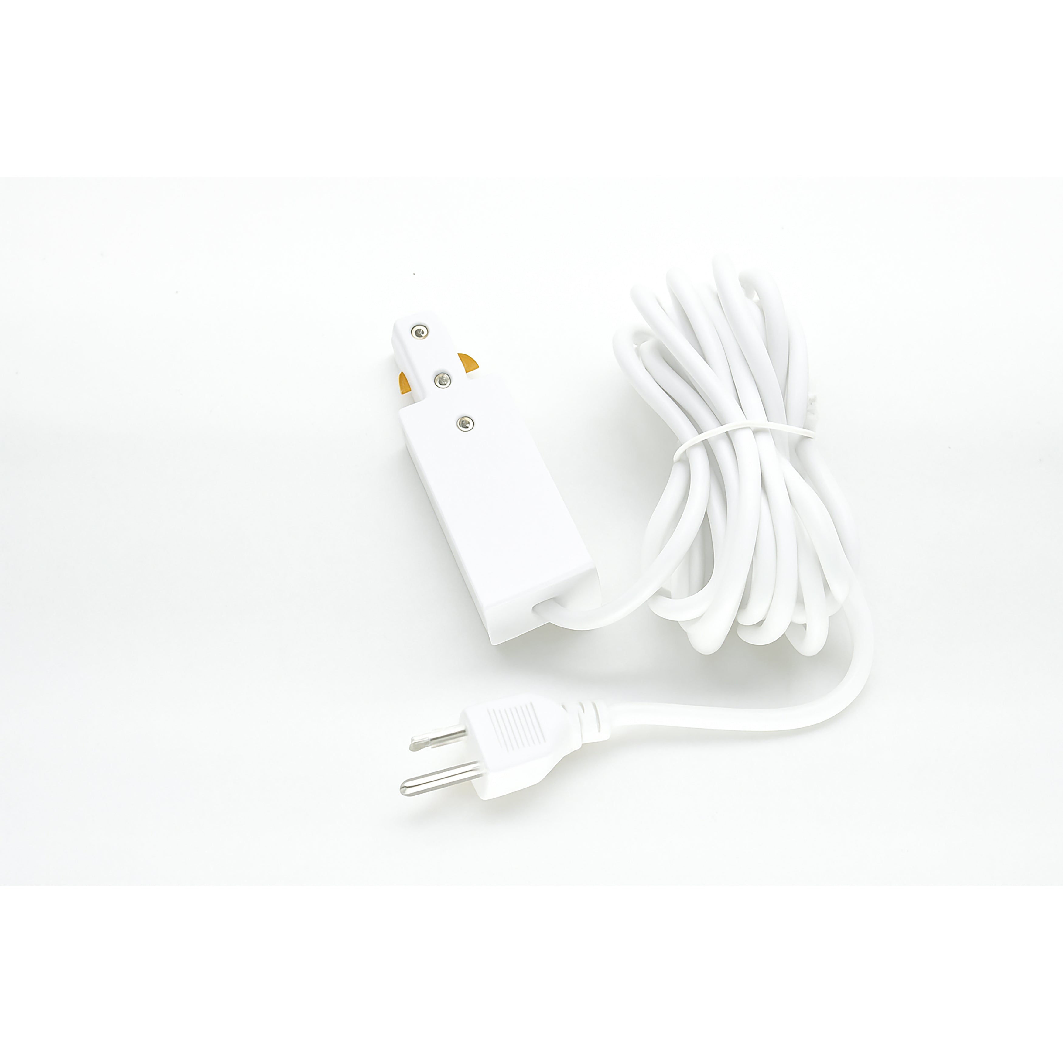 4.75-inch White Track End Feed