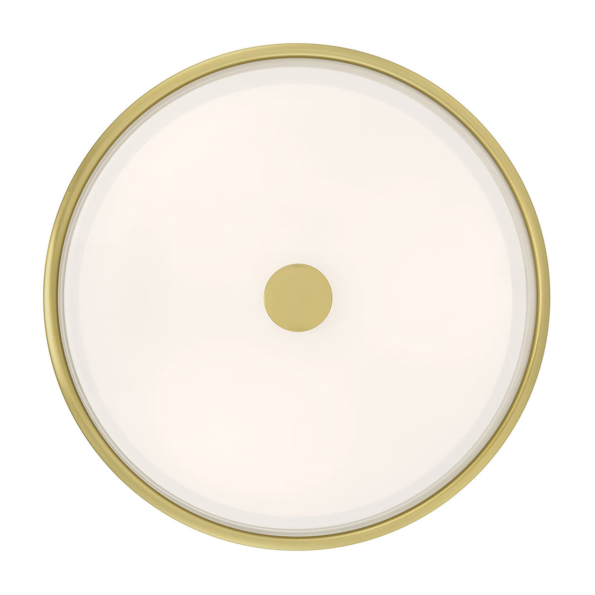 5.5'' Ardezia Vintage Brass 3 Light Flush Mount
