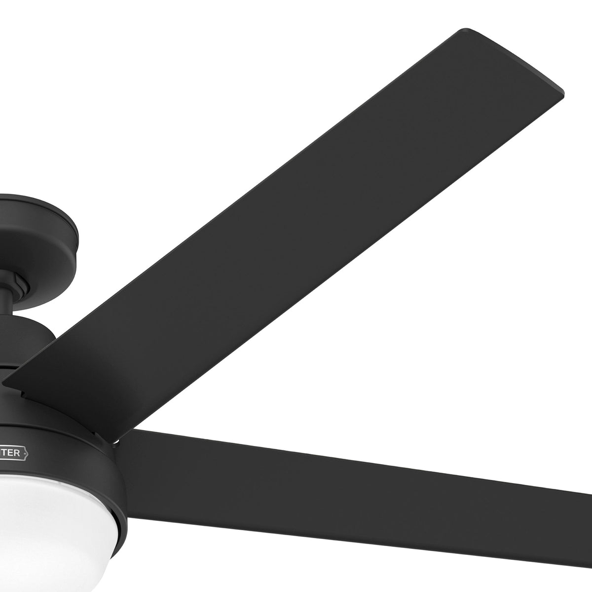 60 inch Aerodyne Wi-Fi ENERGY STAR® Matte Black Ceiling Fan with LED Light Kit and Handheld Remote