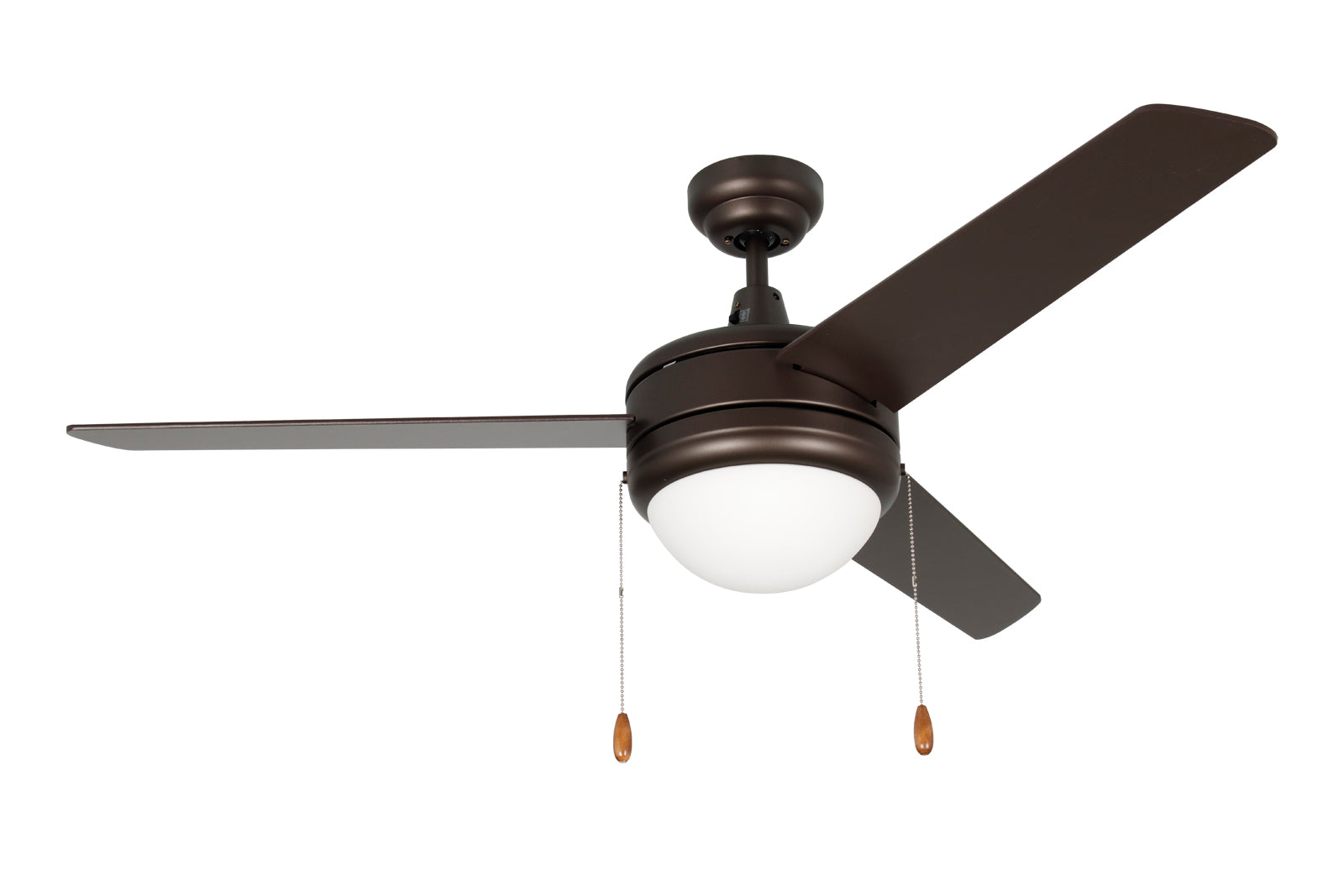 52 Inch Contempo IV AC Oil Rubbed Bronze Indoor Ceiling Fan 3-Blade Reversible
