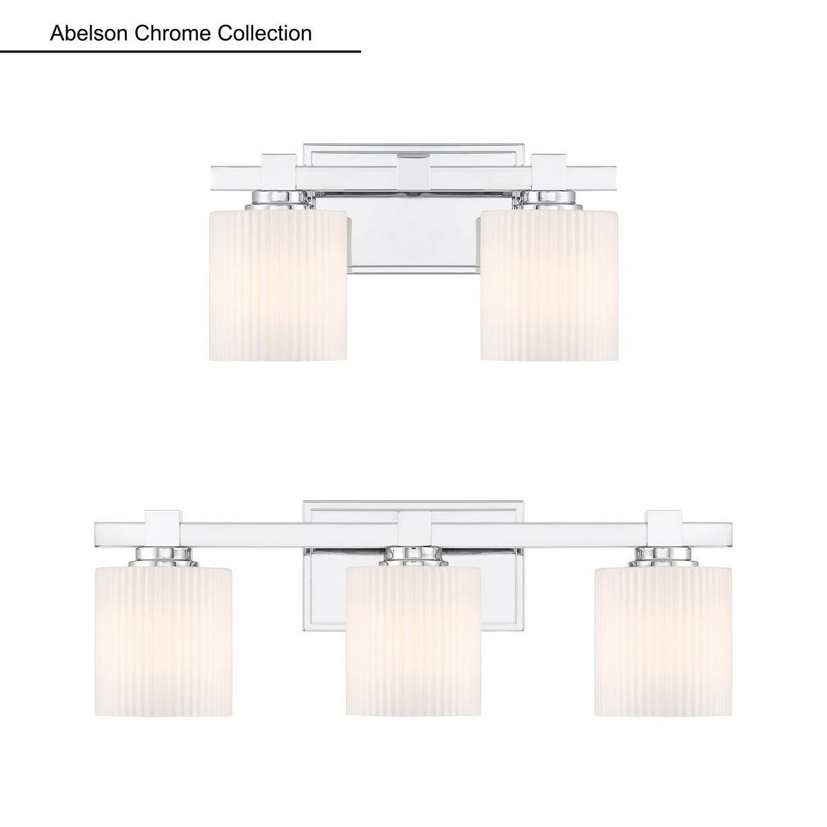 14'' Abelson Chrome 2 Light Bath Vanity
