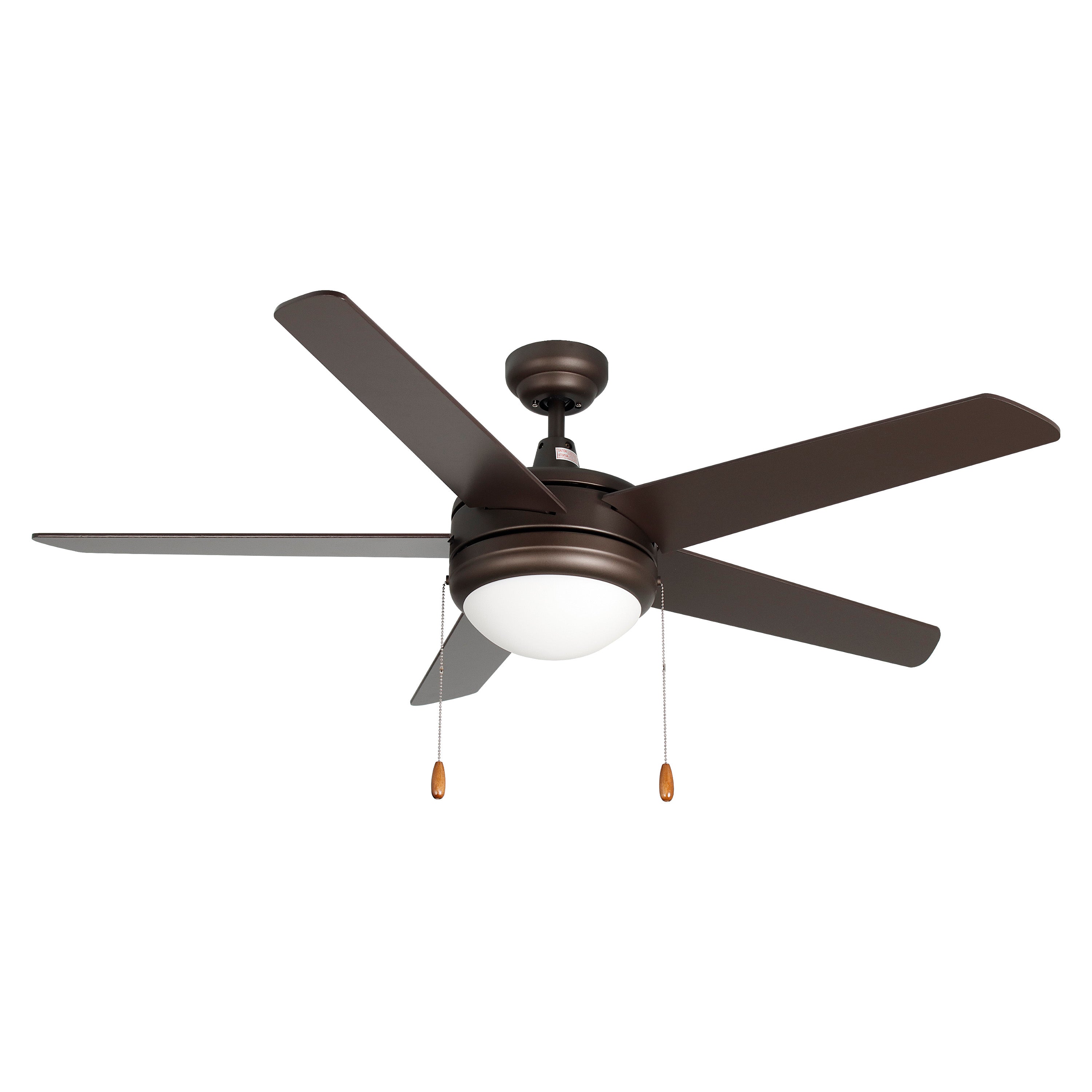 50 Inch Mirage AC Oil Rubbed Bronze Indoor Ceiling Fan 5-Blade Reversible