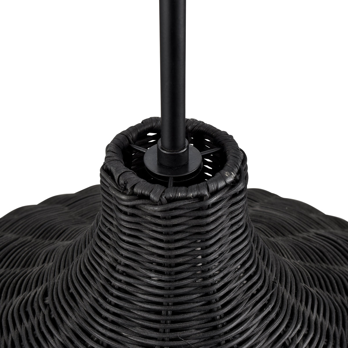 22.5'' Elise Matte Black 4 Light Pendant