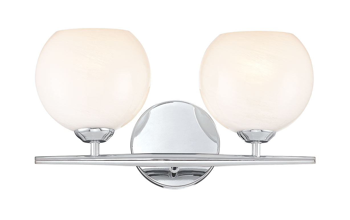 15.25'' Kimorra Chrome 2 Light Bath Vanity