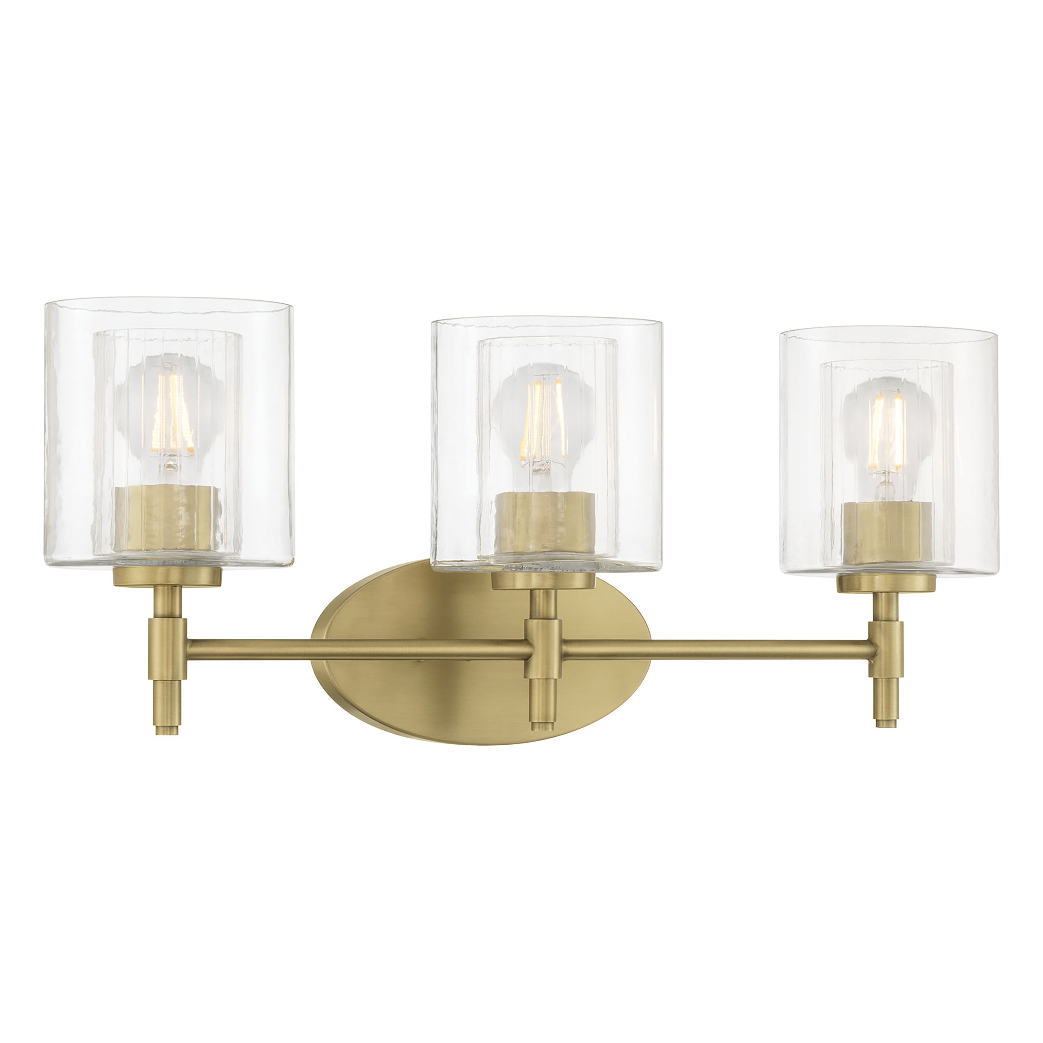23.5'' Solventa Vintage Brass 3 Light Bath Vanity
