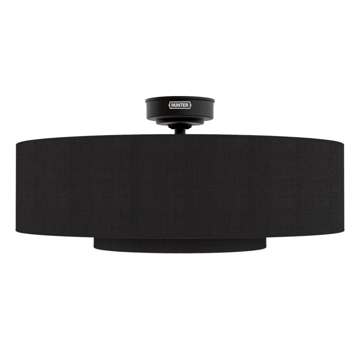 30 inch Brookside Matte Black Ceiling Fan with LED Light Kit and Remote