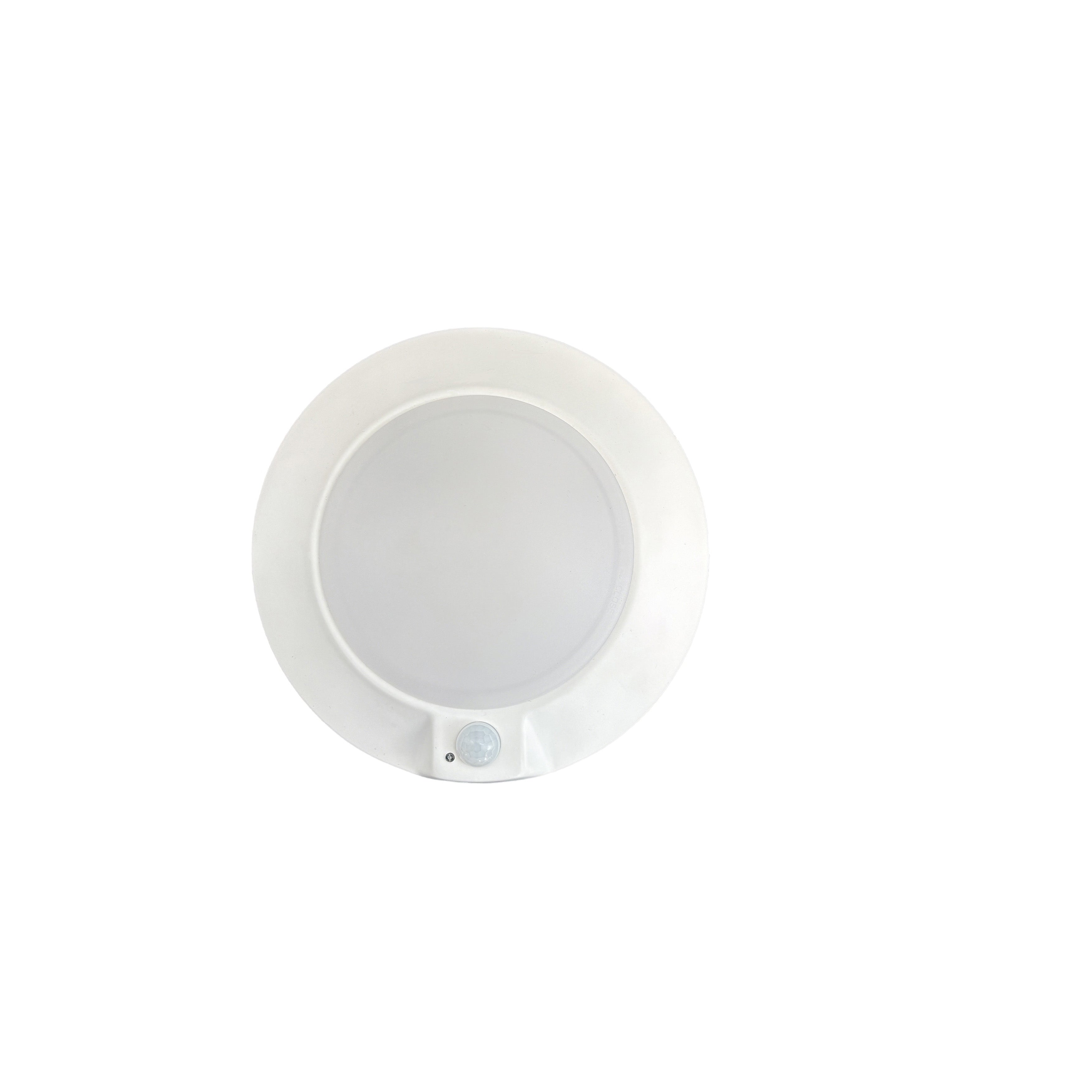 6-inch White Wall Light with 5-CCT Selectable White, 14W Output and Motion Sensor