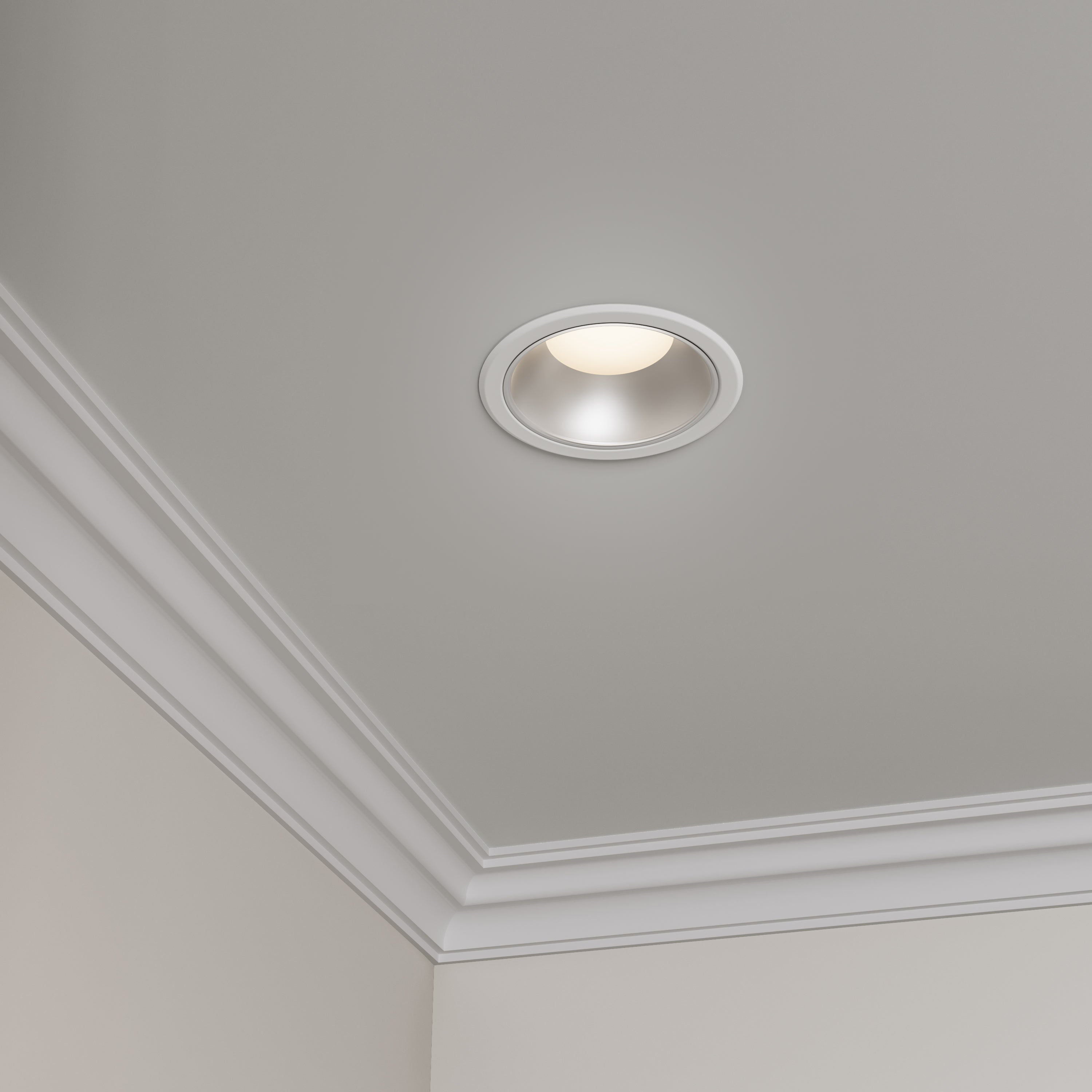 6-inch White Commercial Wall Light