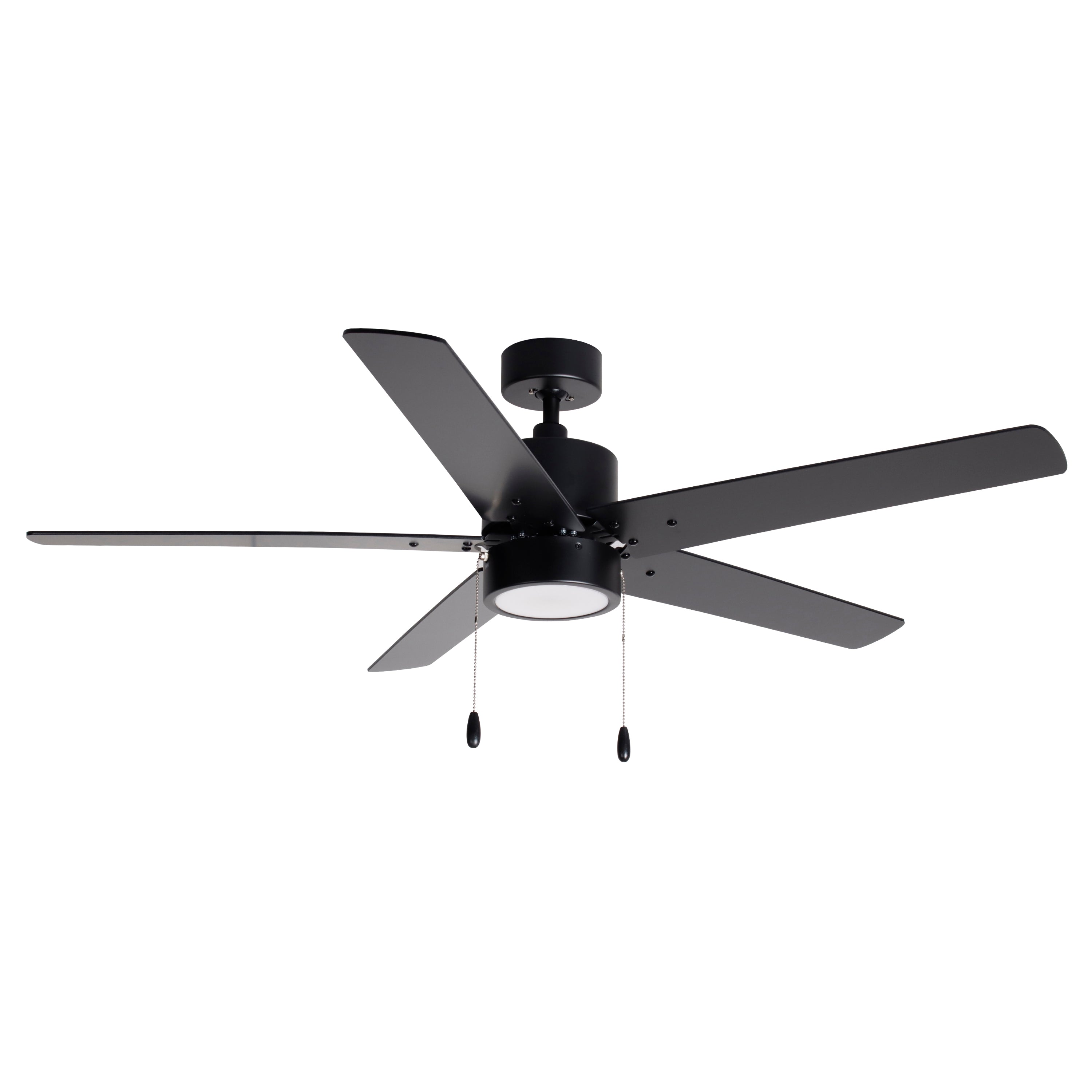 52 Inch Aldea VI AC Matte Black Indoor Ceiling Fan 5-Blade Reversible