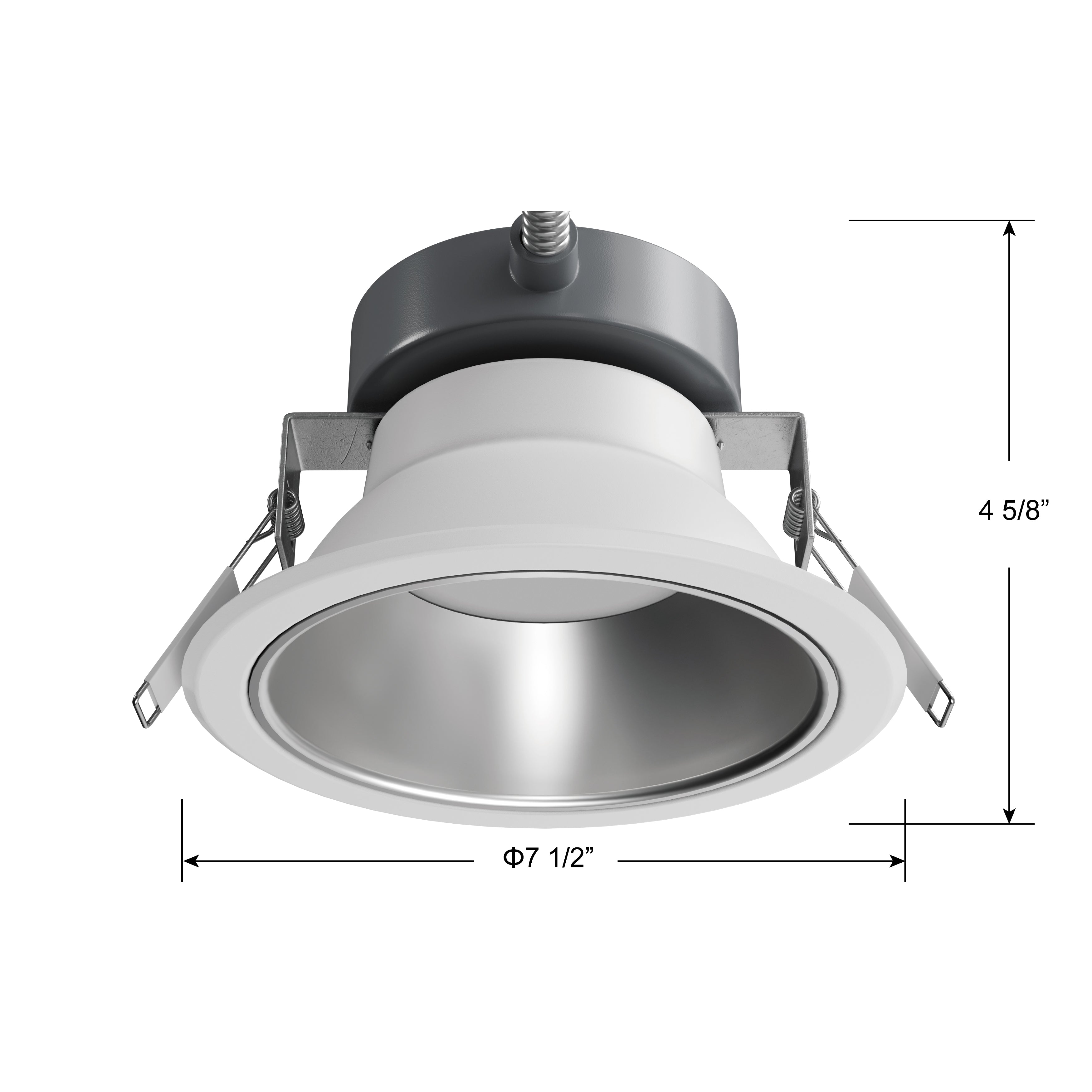 6-inch White Commercial Wall Light