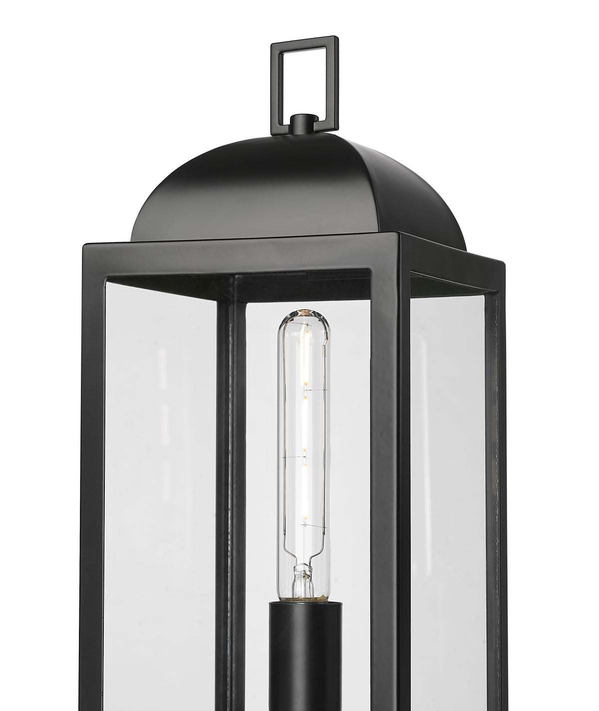 21.25'' Beaufort Powder Coated Black 1 Light Post Lantern