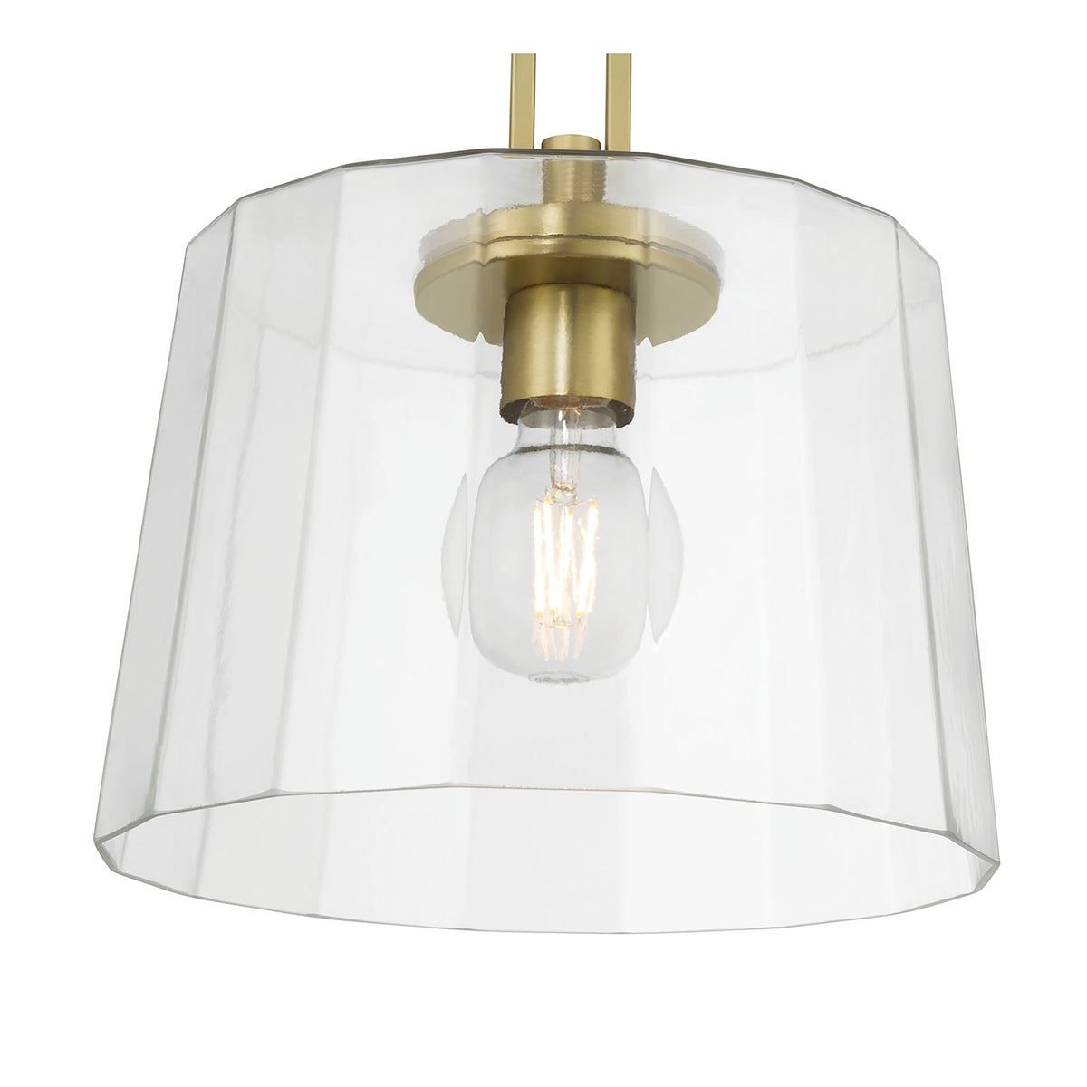 18'' Diamara Vintage Brass 1 Light Pendant