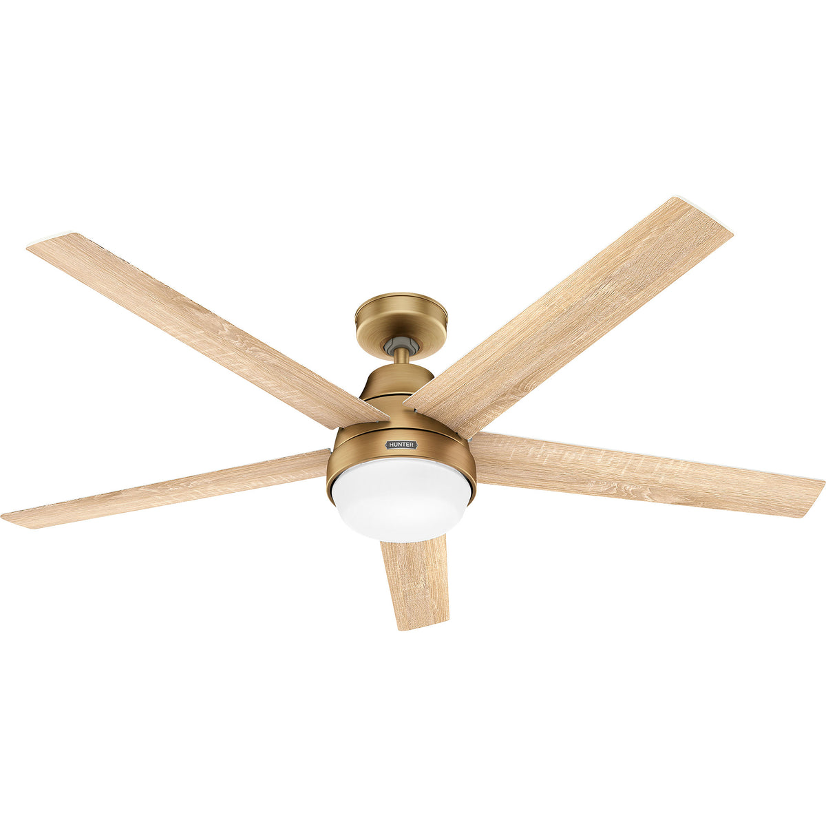 60 inch Aerodyne Wi-Fi ENERGY STAR® Luxe Gold Ceiling Fan with LED Light Kit and Handheld Remote