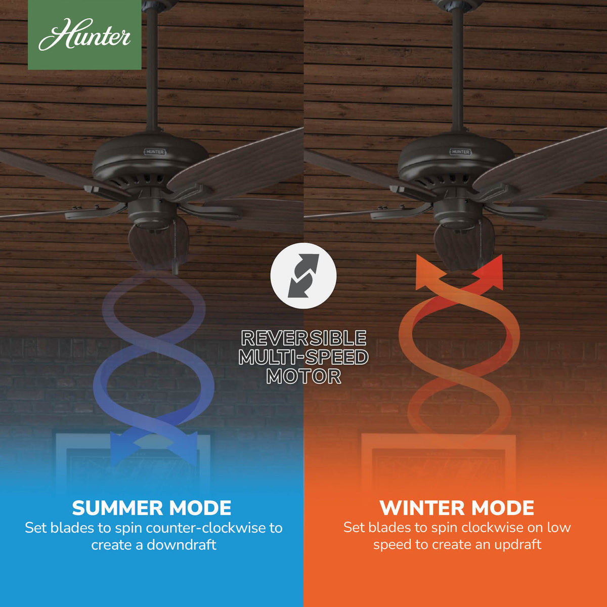 52 inch Newsome Premier Bronze Ceiling Fan and Pull Chain