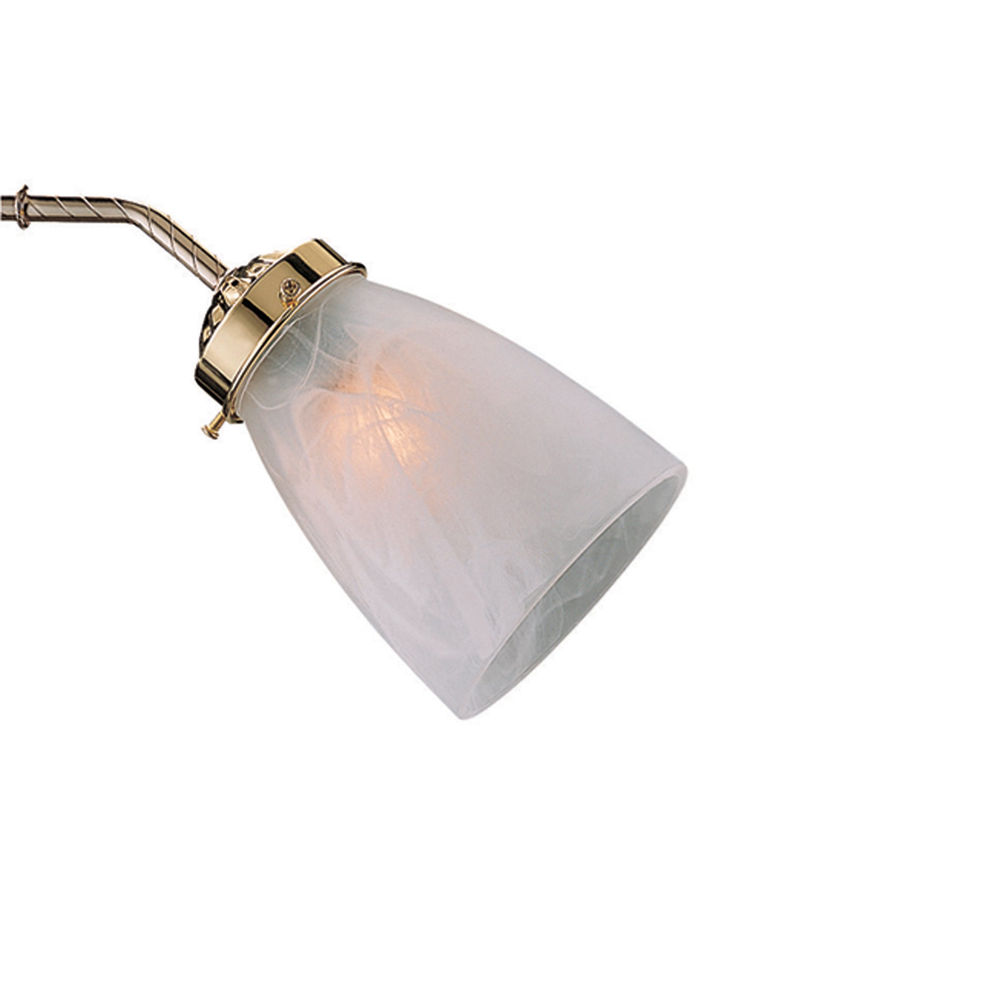 4-inch Alabaster Metal Shade