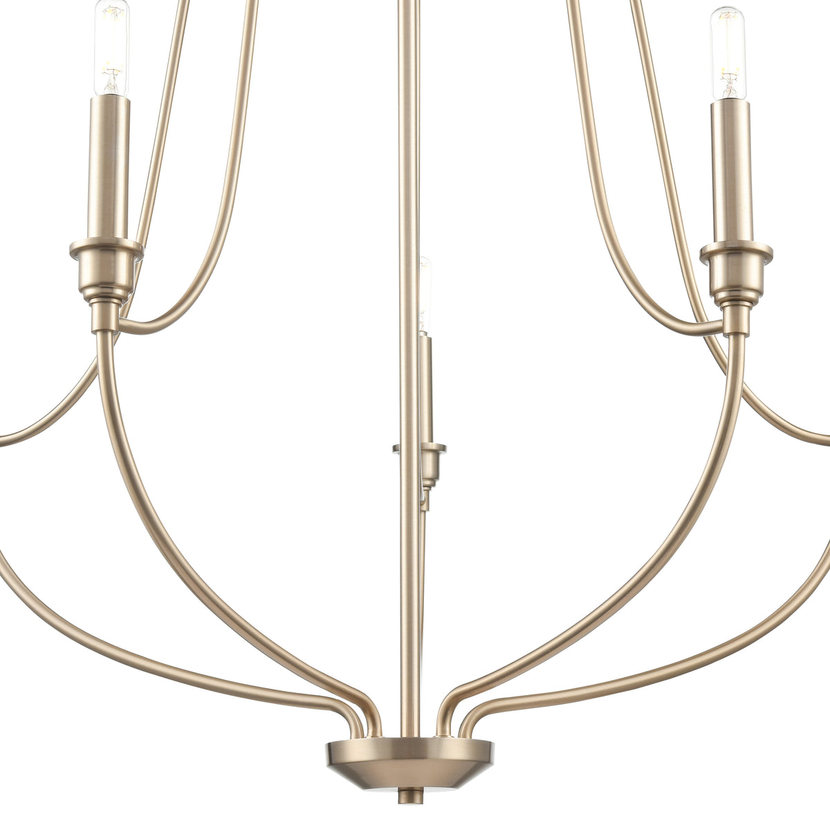 31'' Senoia Modern Gold 5 Light Chandelier