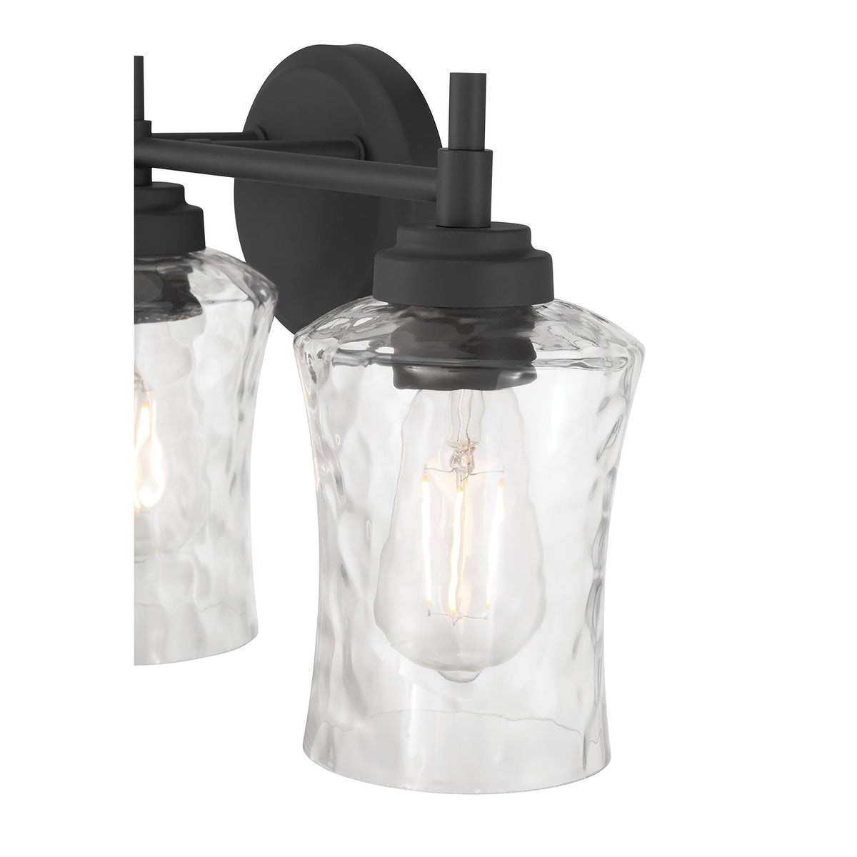 21'' Clarvyn Matte Black 3 Light Bath Vanity