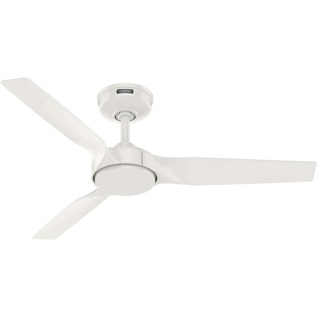 44 inch Zentech Wi-Fi ENERGY STAR® Fresh White Damp Rated Ceiling Fan with LED Light Kit and Handheld Remote