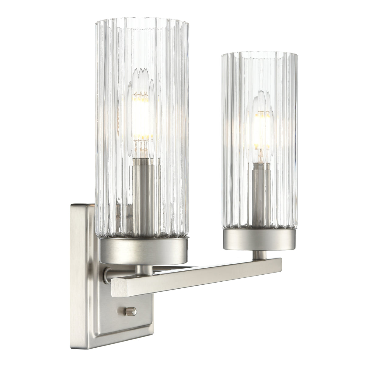 12.5'' Iversen Brushed Nickel 2 Light Bath Vanity