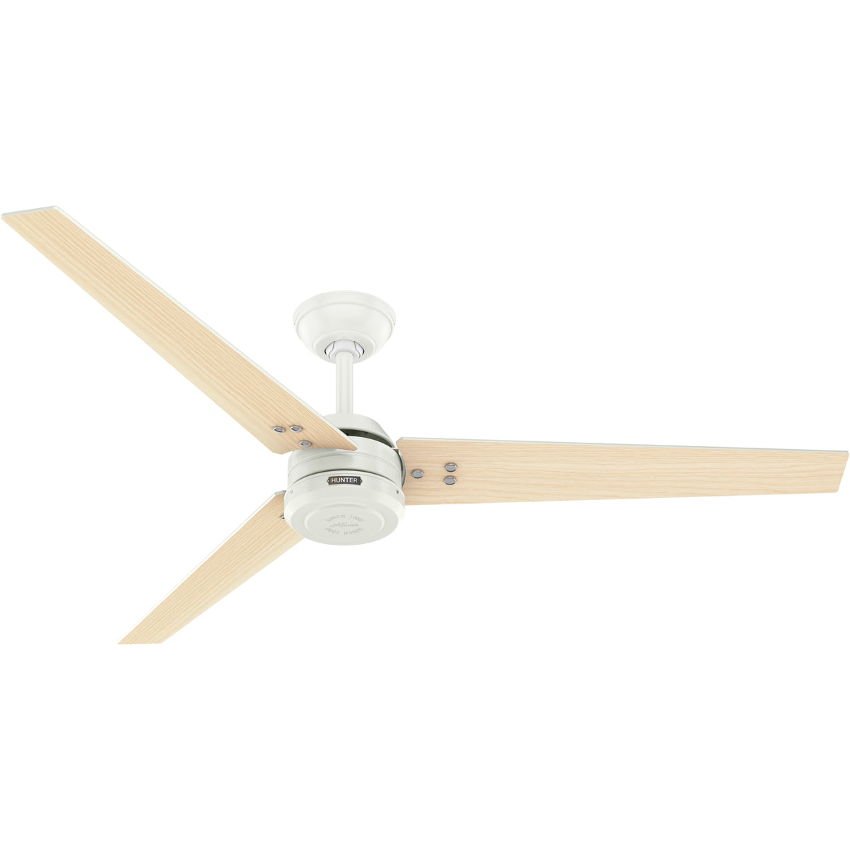 60 inch Cassius ENERGY STAR® Fresh White Damp Rated Ceiling Fan and Wall Control