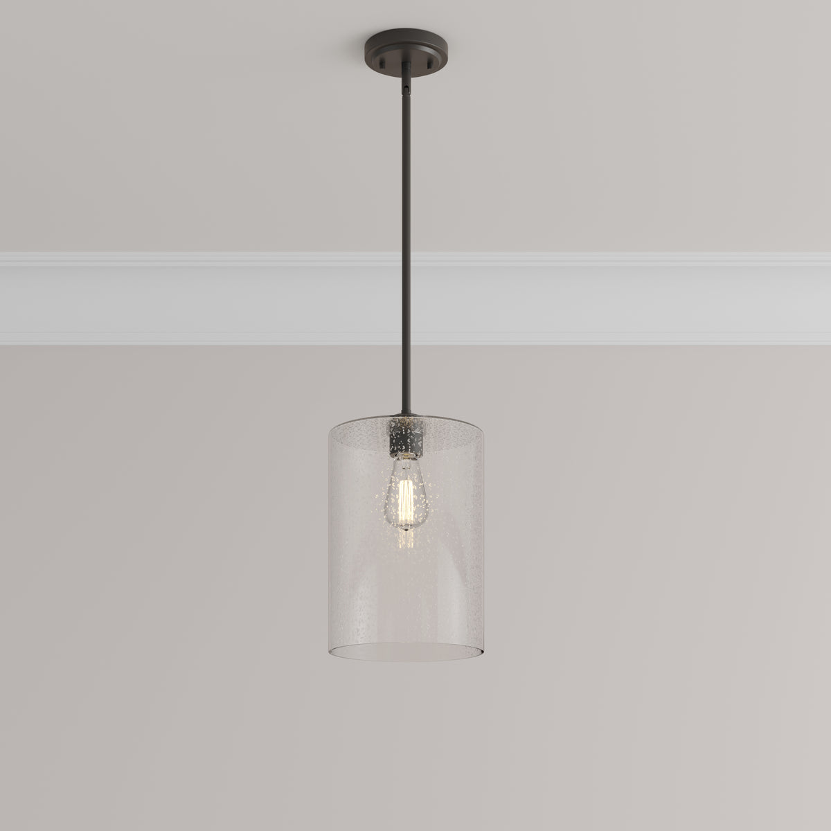 58'' Moven Matte Black 1 Light Mini Pendant