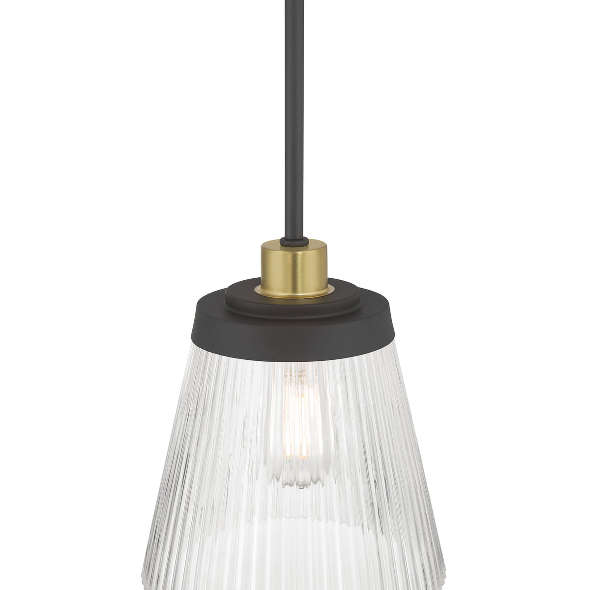 8.75'' Lustria Matte Black 1 Light Mini Pendant