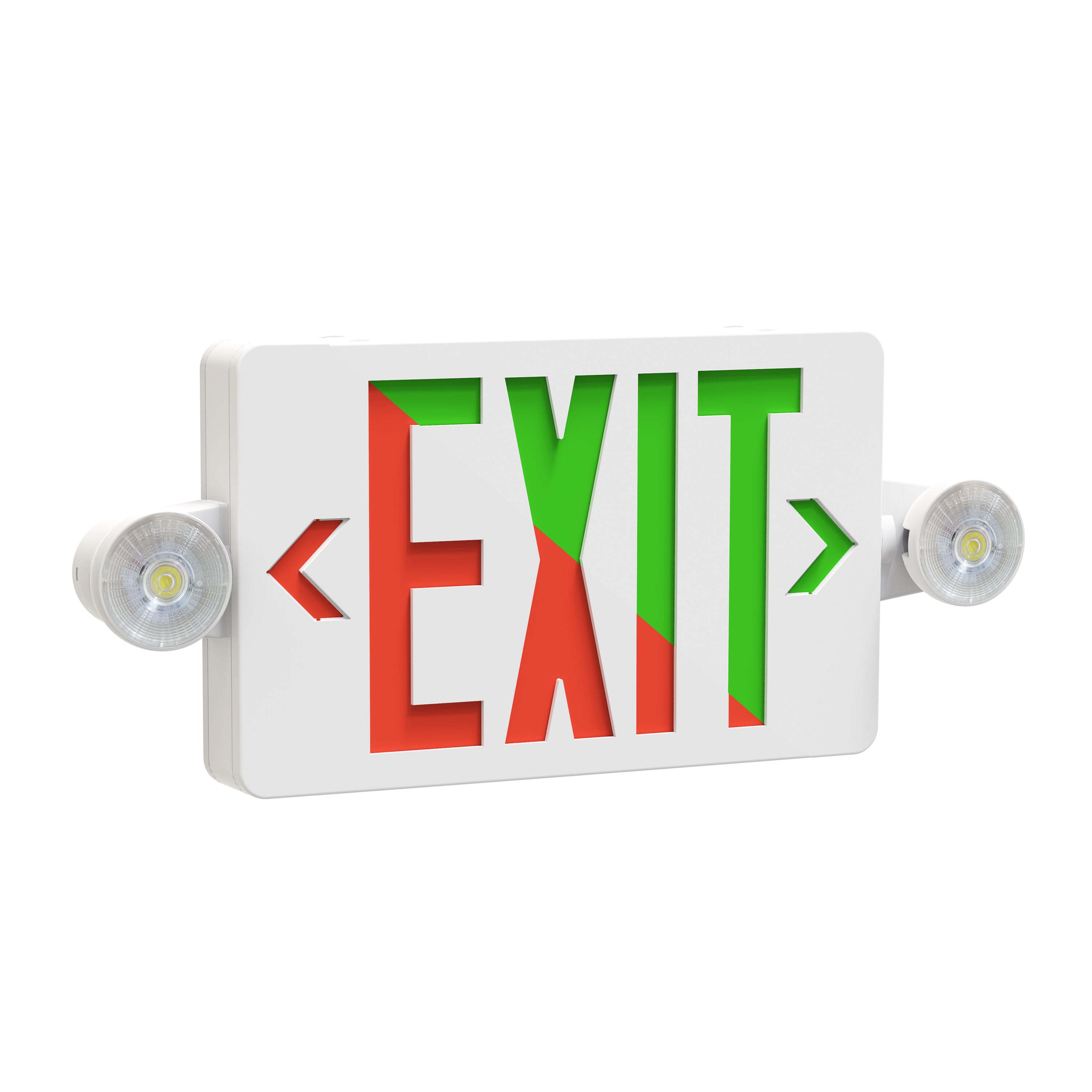 16.75-inch White Exit and Emergency Combo Light with 2.8W Output