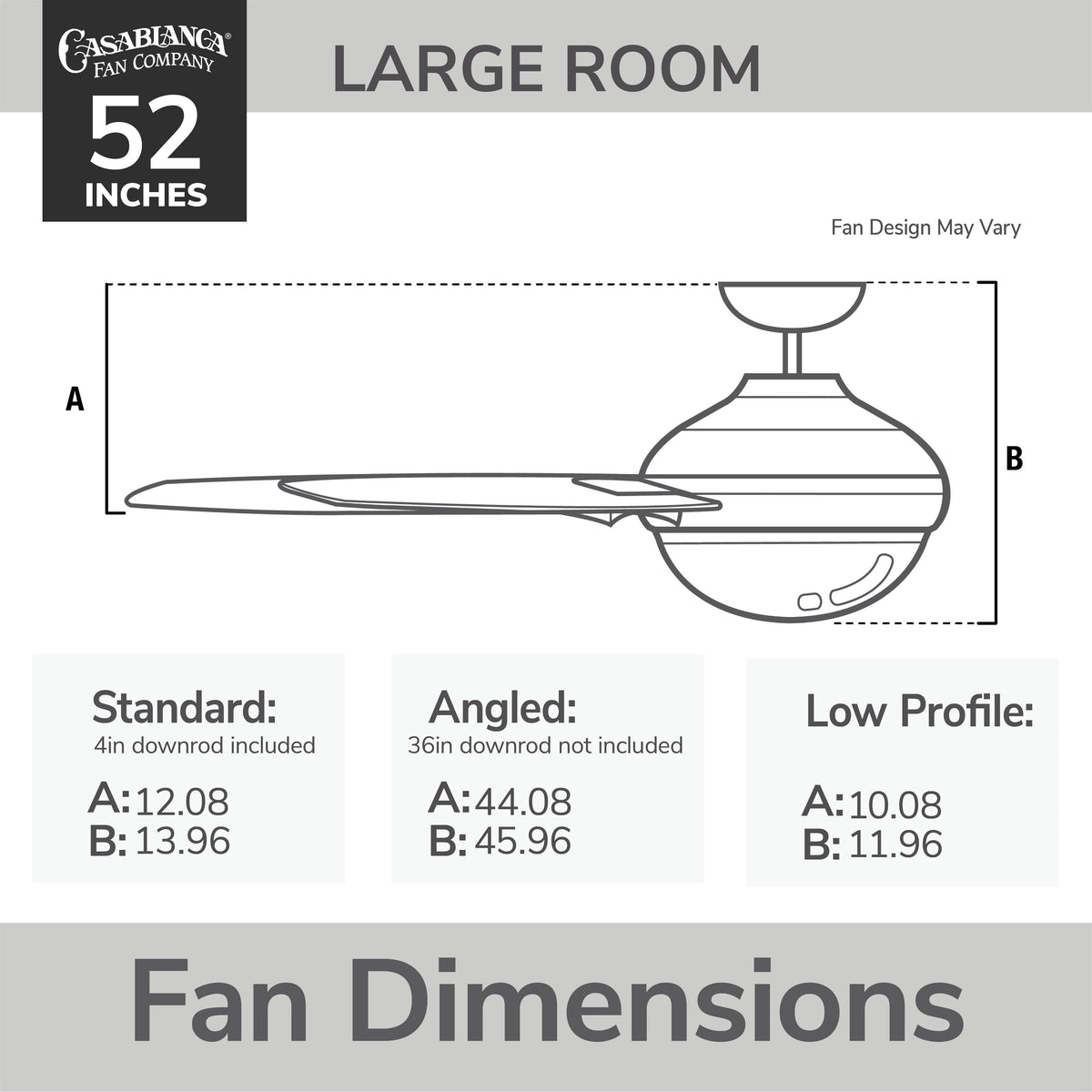 Casablanca 52 inch Wisp Noble Bronze Ceiling Fan with LED Light Kit and Handheld Remote