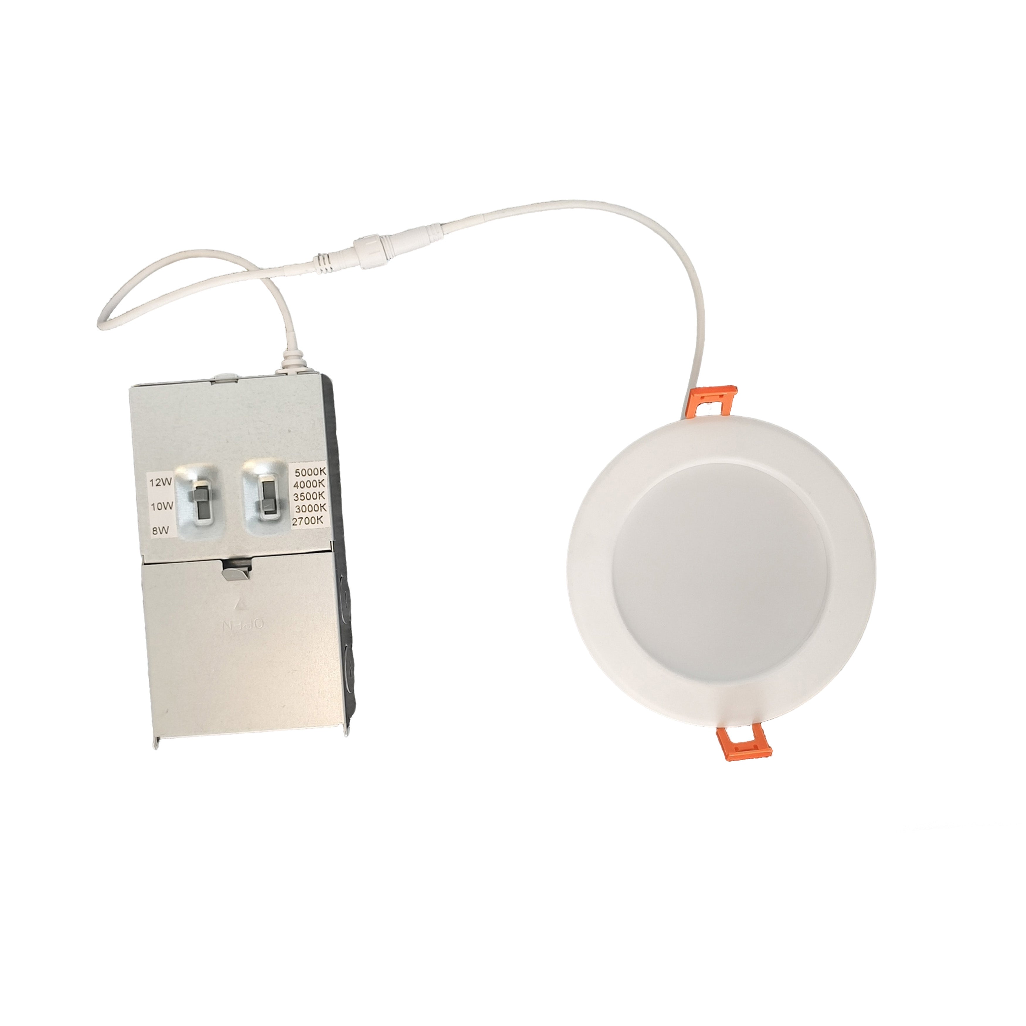 4-inch White Commercial Wall Light with 5-CCT Selectable White and 3W Output