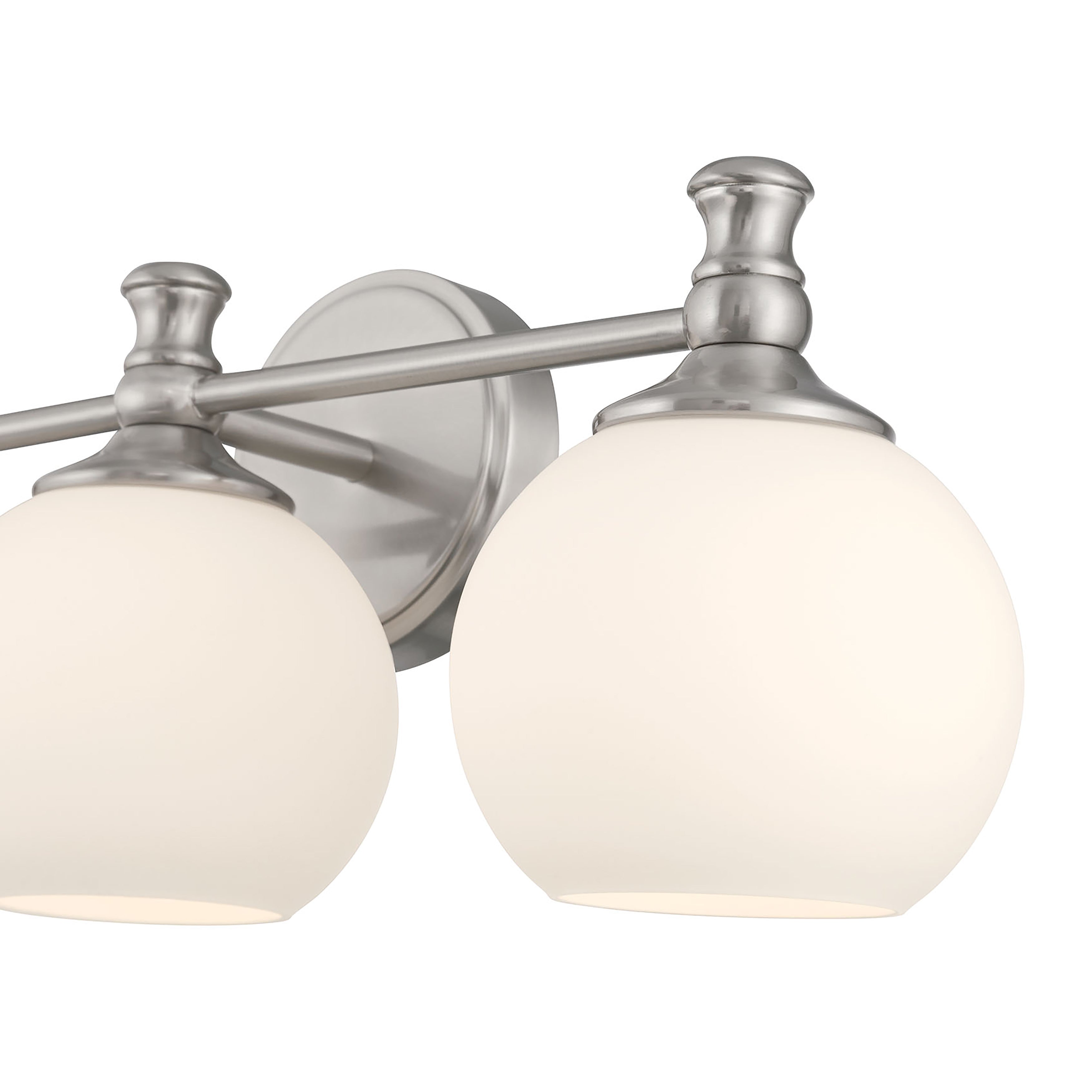 23.5'' Orlisse Brushed Nickel 3 Light Bath Vanity