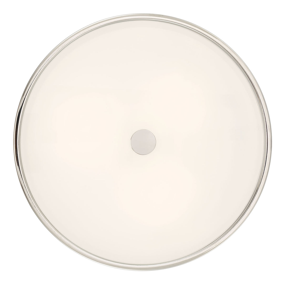 8.75'' Ardezia Polished NickelClear Ribbed 3 Light Semi-Flush Mount