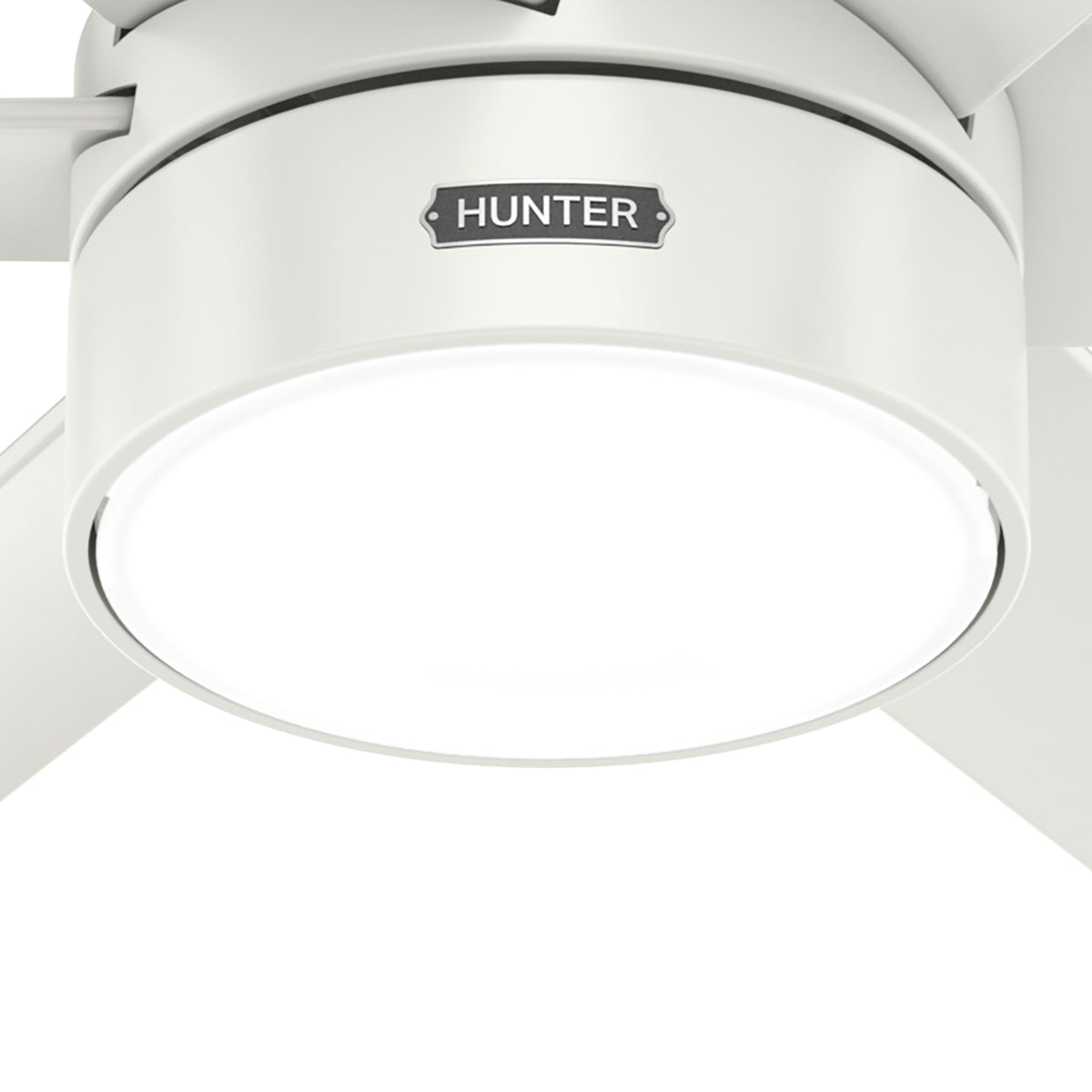 60 inch Solaria ENERGY STAR® Fresh White Damp Rated Ceiling Fan with LED Light Kit and Wall Control