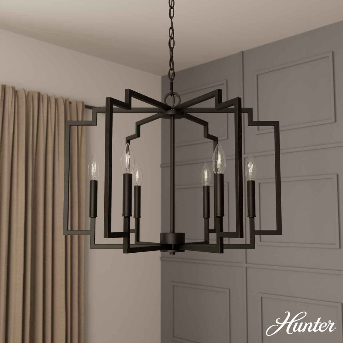 High Oaks 13.75-inch 3-light Noble Bronze Globe Pendant with Clear Seeded Glass