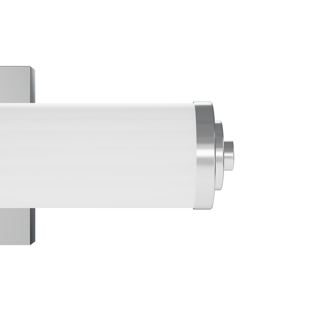 Holly Grove 18-inch 2-light Chrome Vanity Light with Cased White Glass