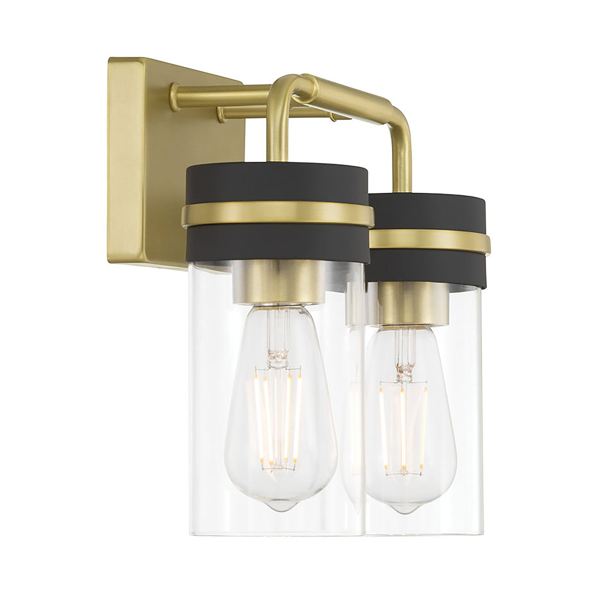 12'' Marbridge Vintage Brass 2 Light Bath Vanity