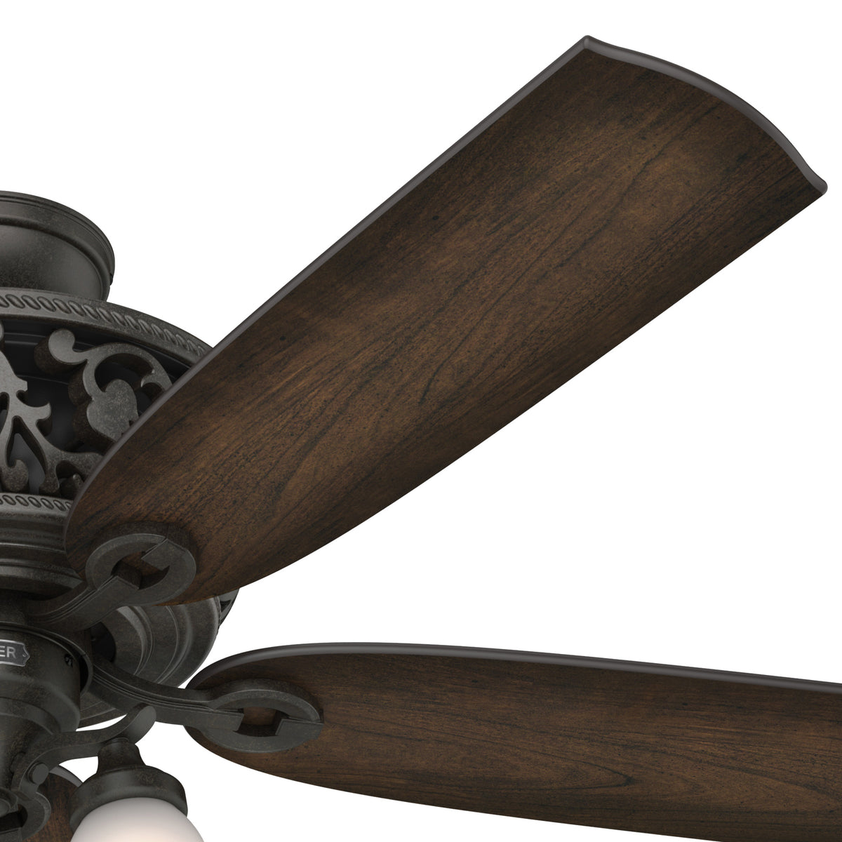 54 inch Promenade ENERGY STAR® Brittany Bronze Ceiling Fan with LED Light Kit and Handheld Remote