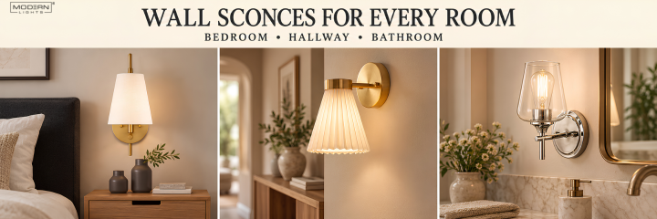 Best Wall Sconces for Bedrooms, Hallways and Bathrooms